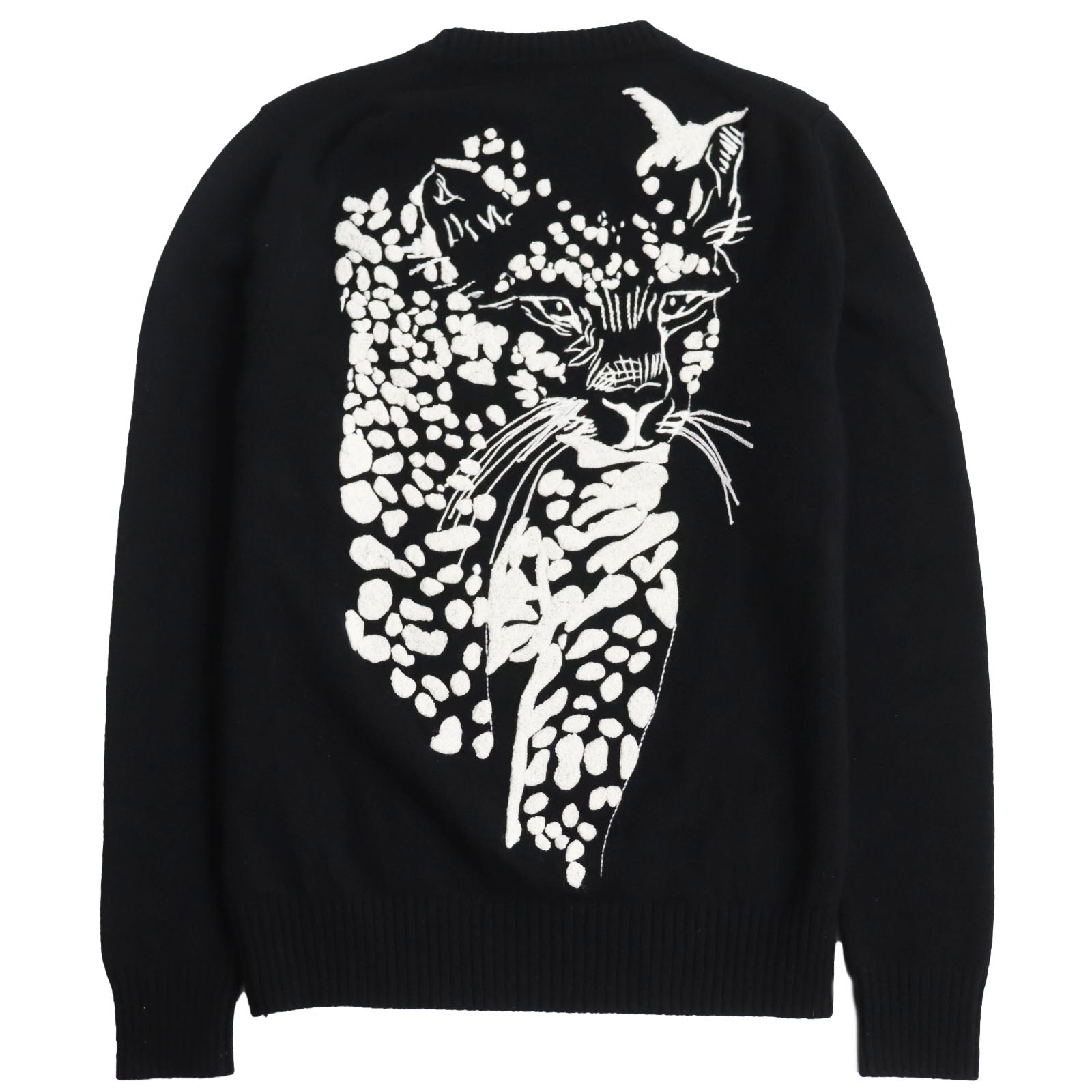 Dior Raymond Pettibon Wool Cashmere Sweater Black S