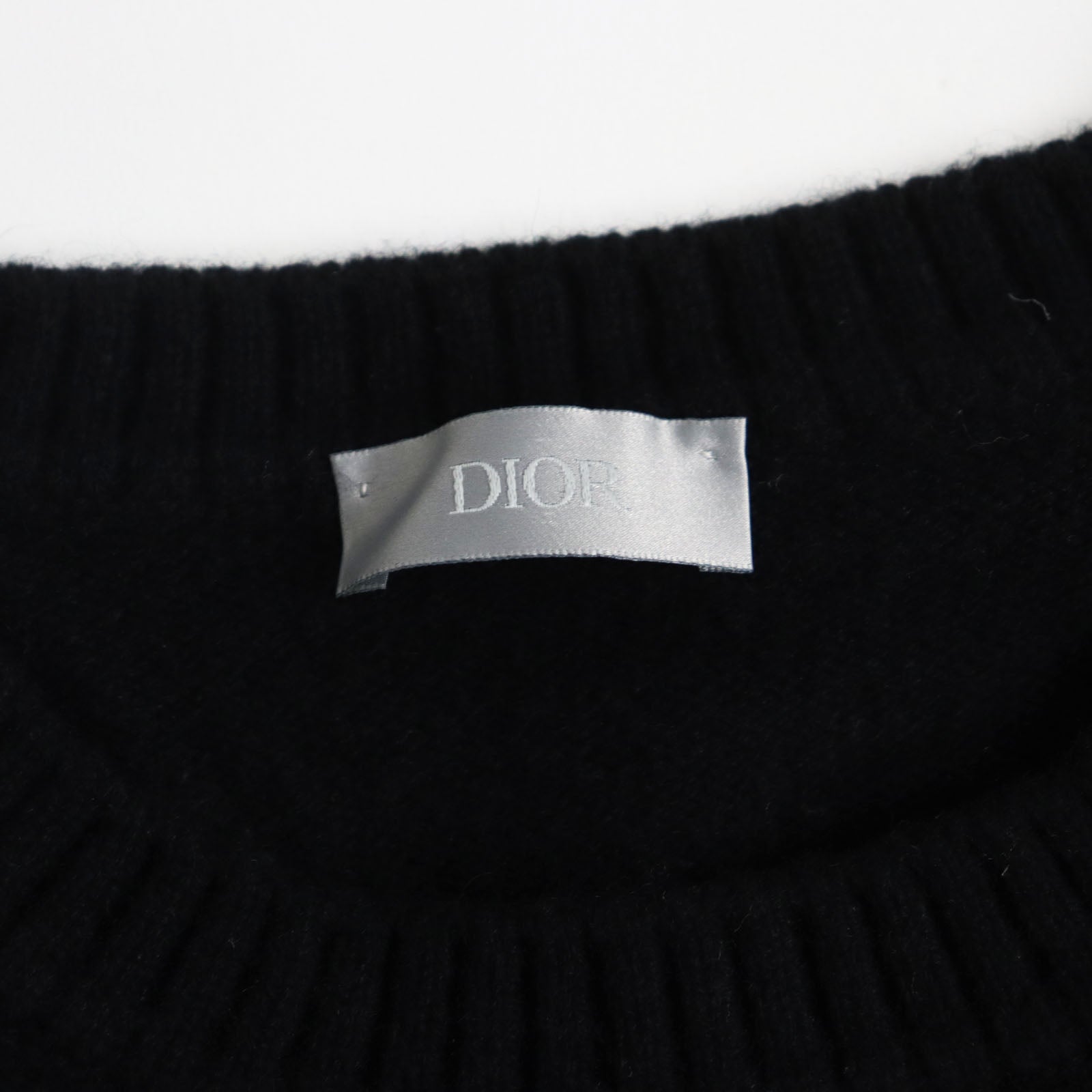 Dior Raymond Pettibon Wool Cashmere Sweater Black S