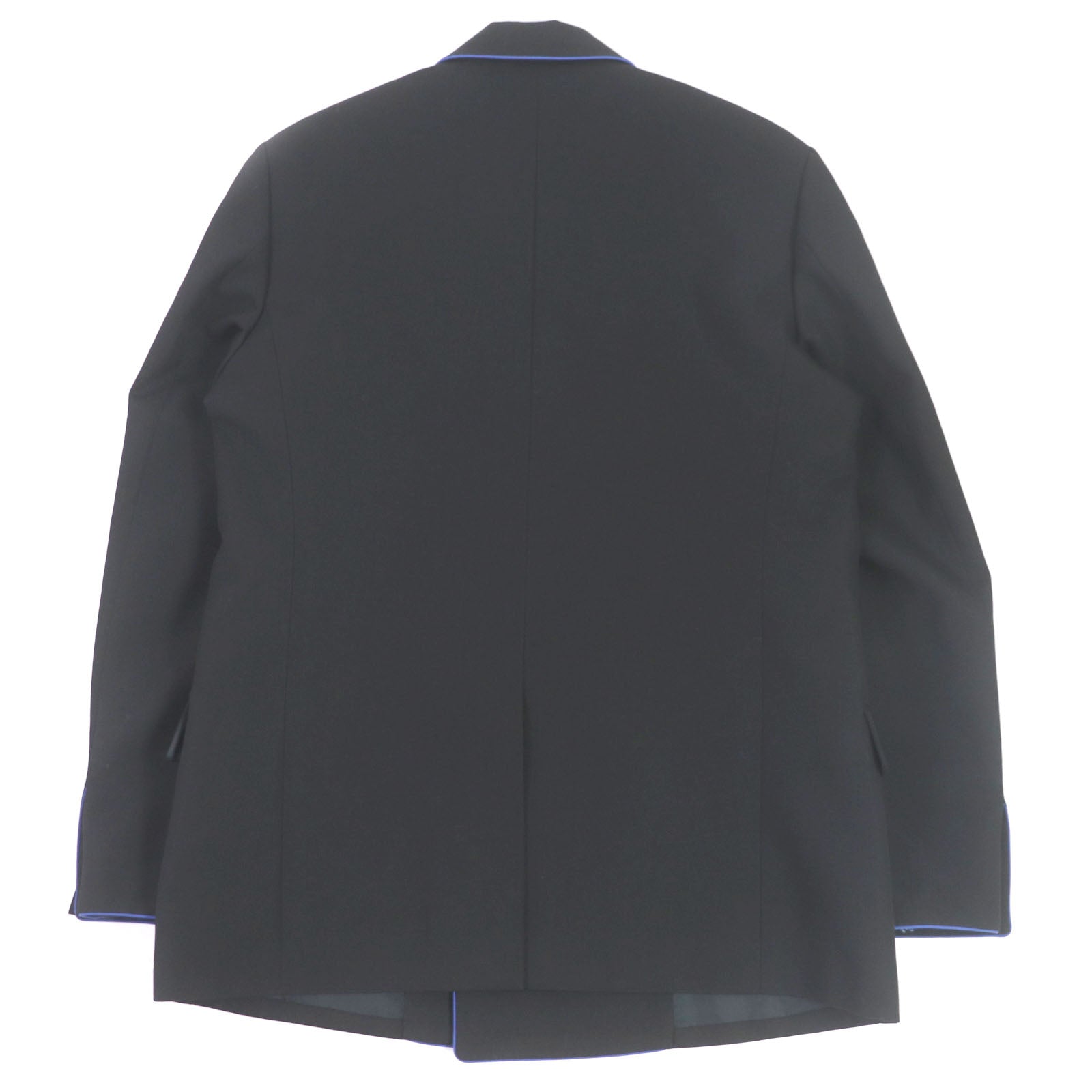 Fendi Wool Polyester Blazer Jacket Black 48