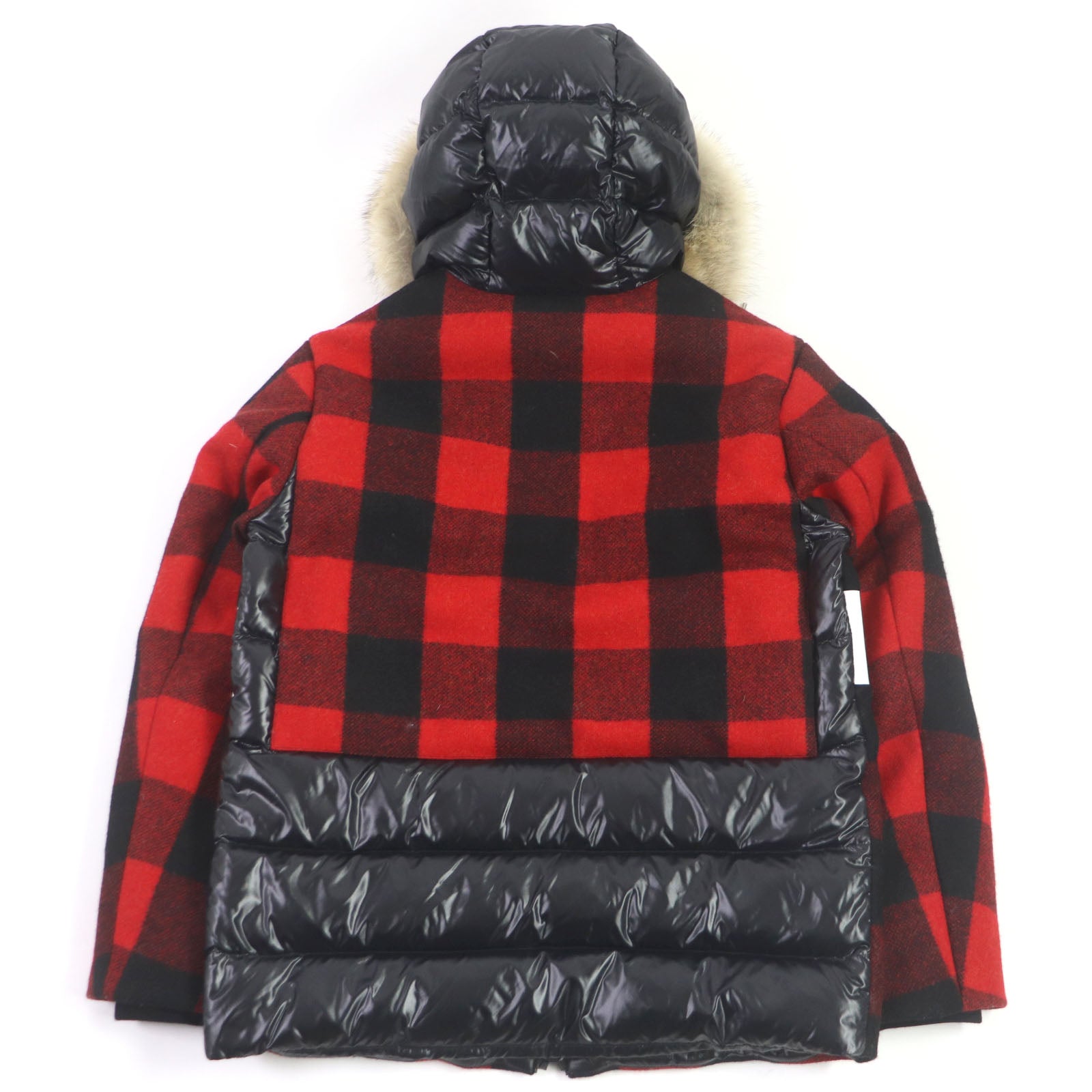 Moncler STECKNADEL HORN Down Jacket Red Black