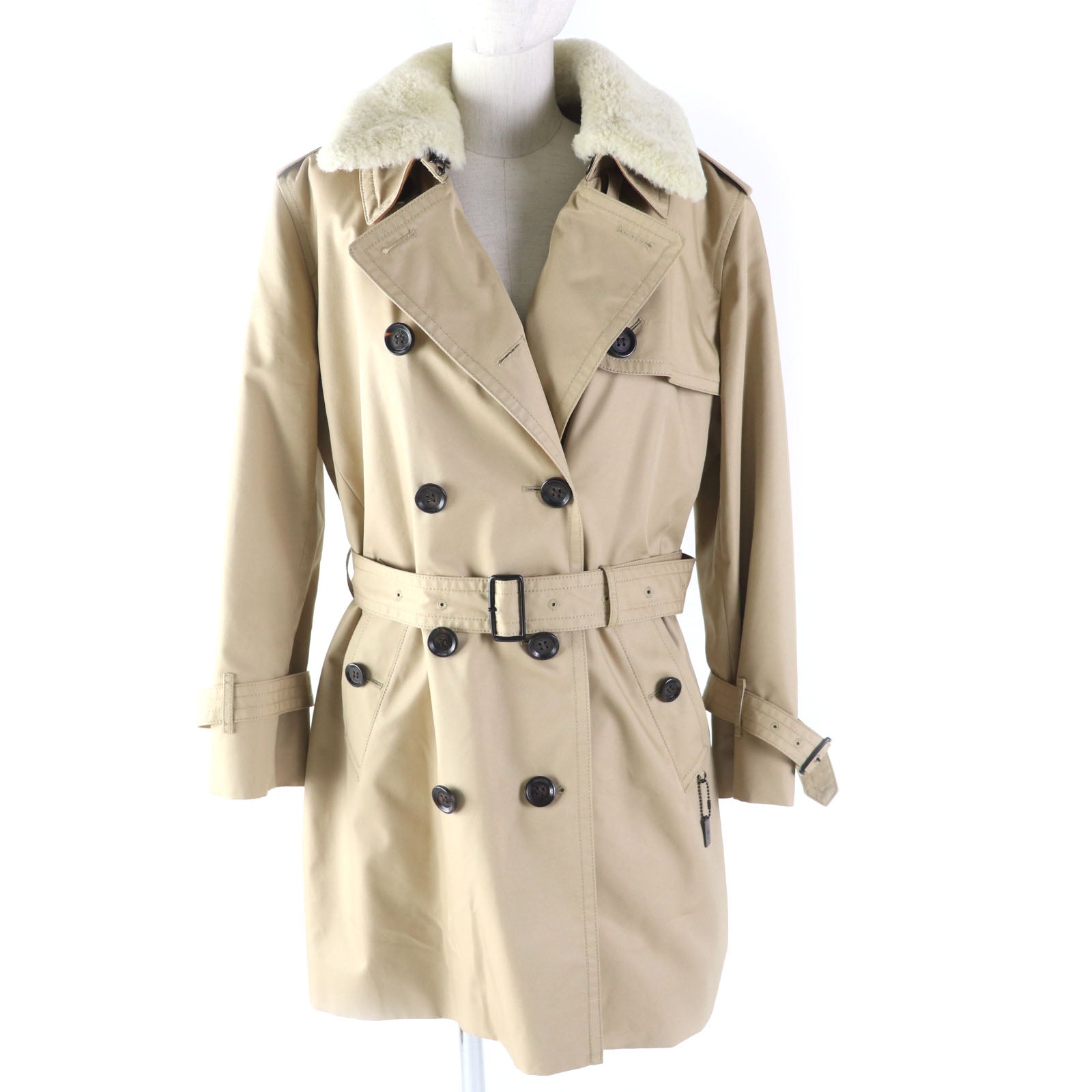 Coach F76255 Trench Coat Beige Women