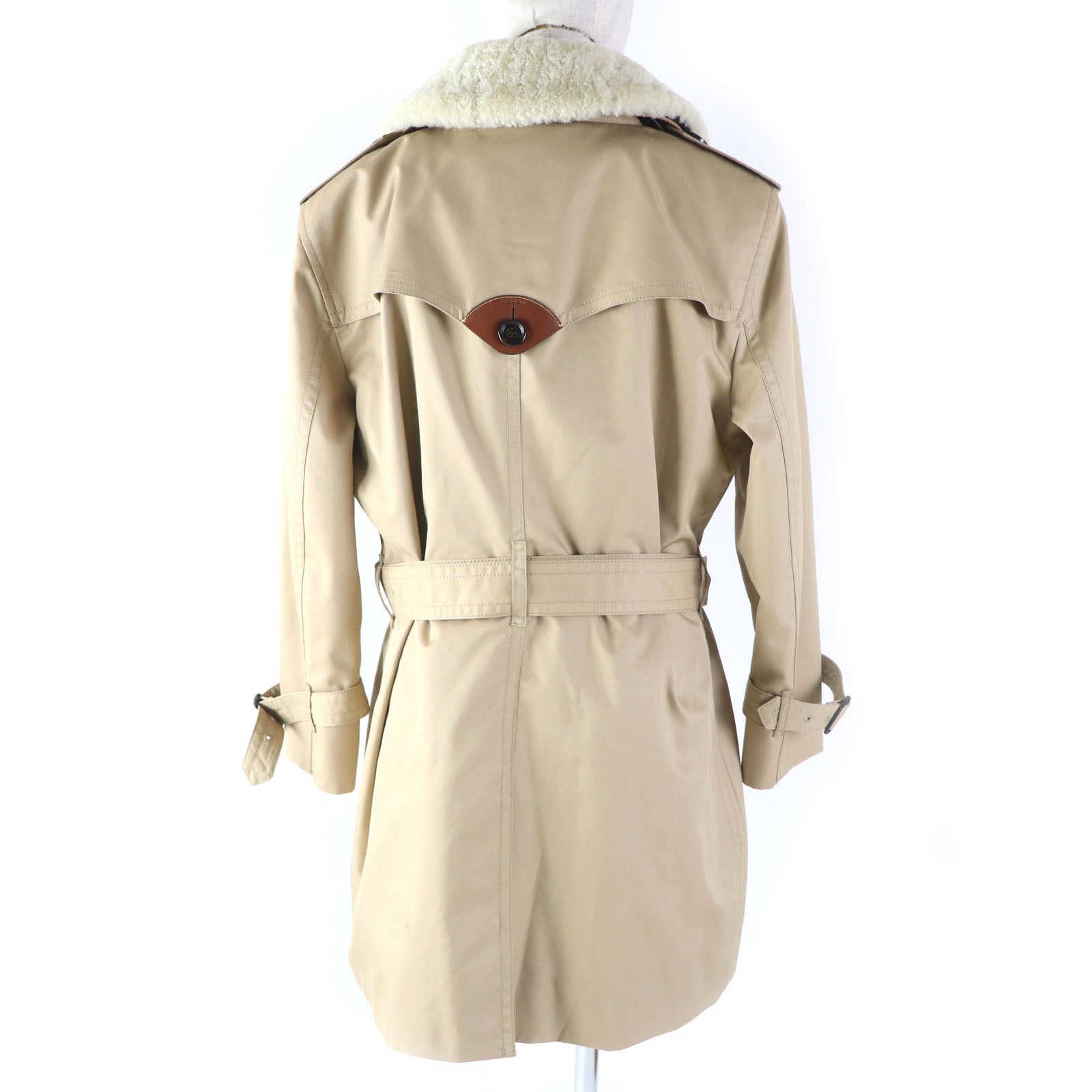 Coach F76255 Trench Coat Beige Women