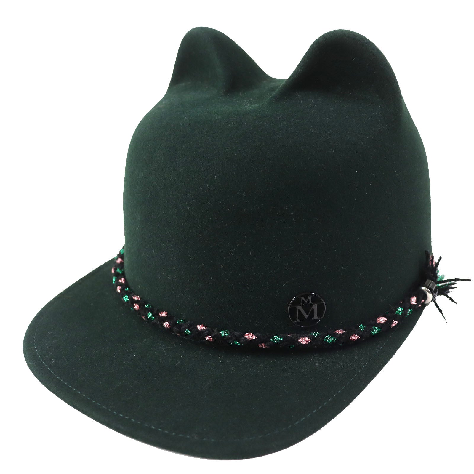 MAISON MICHEL Jamie Hat Rabbit Viscose Felt Cap