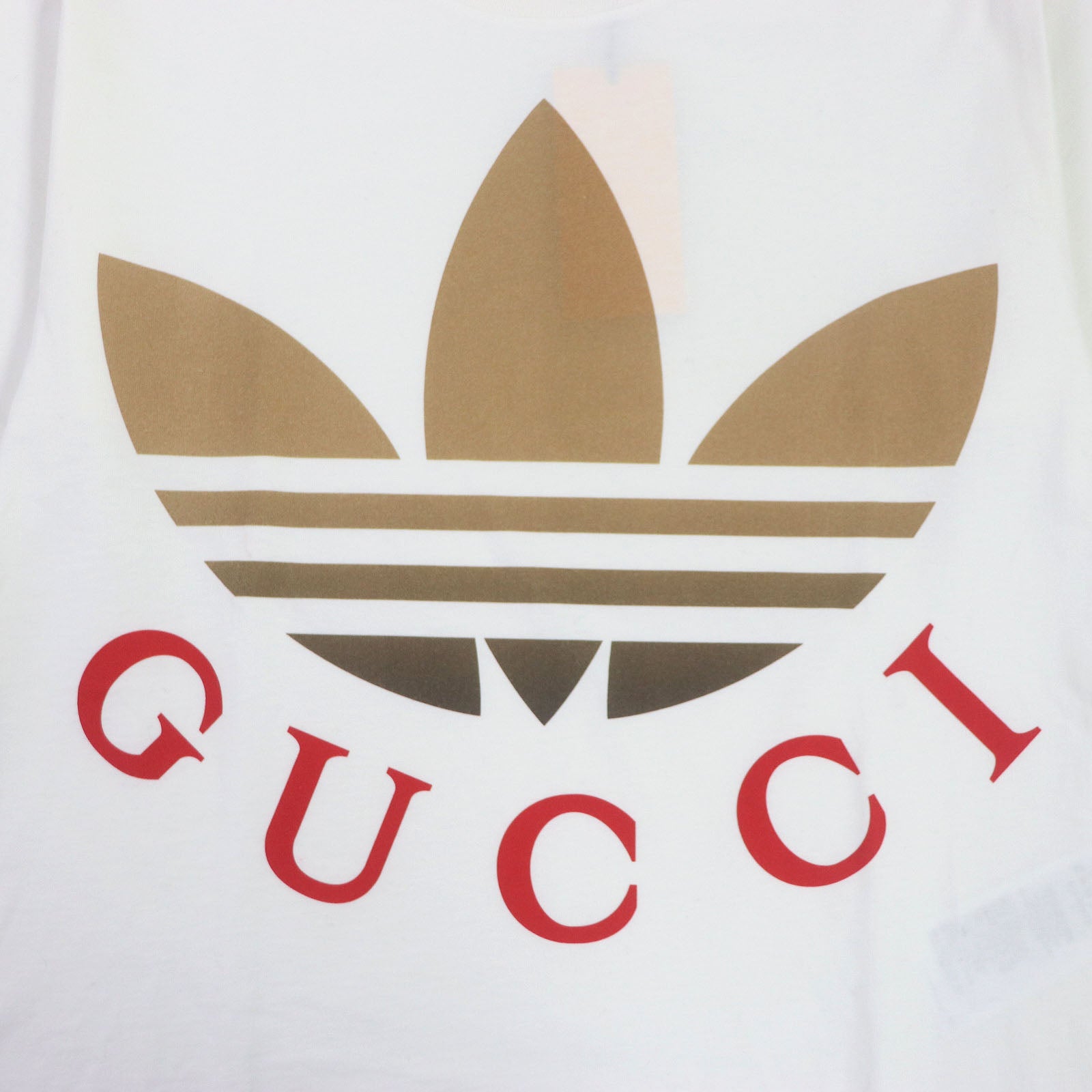 Gucci Trefoil Logo Crew Neck T-shirt White S