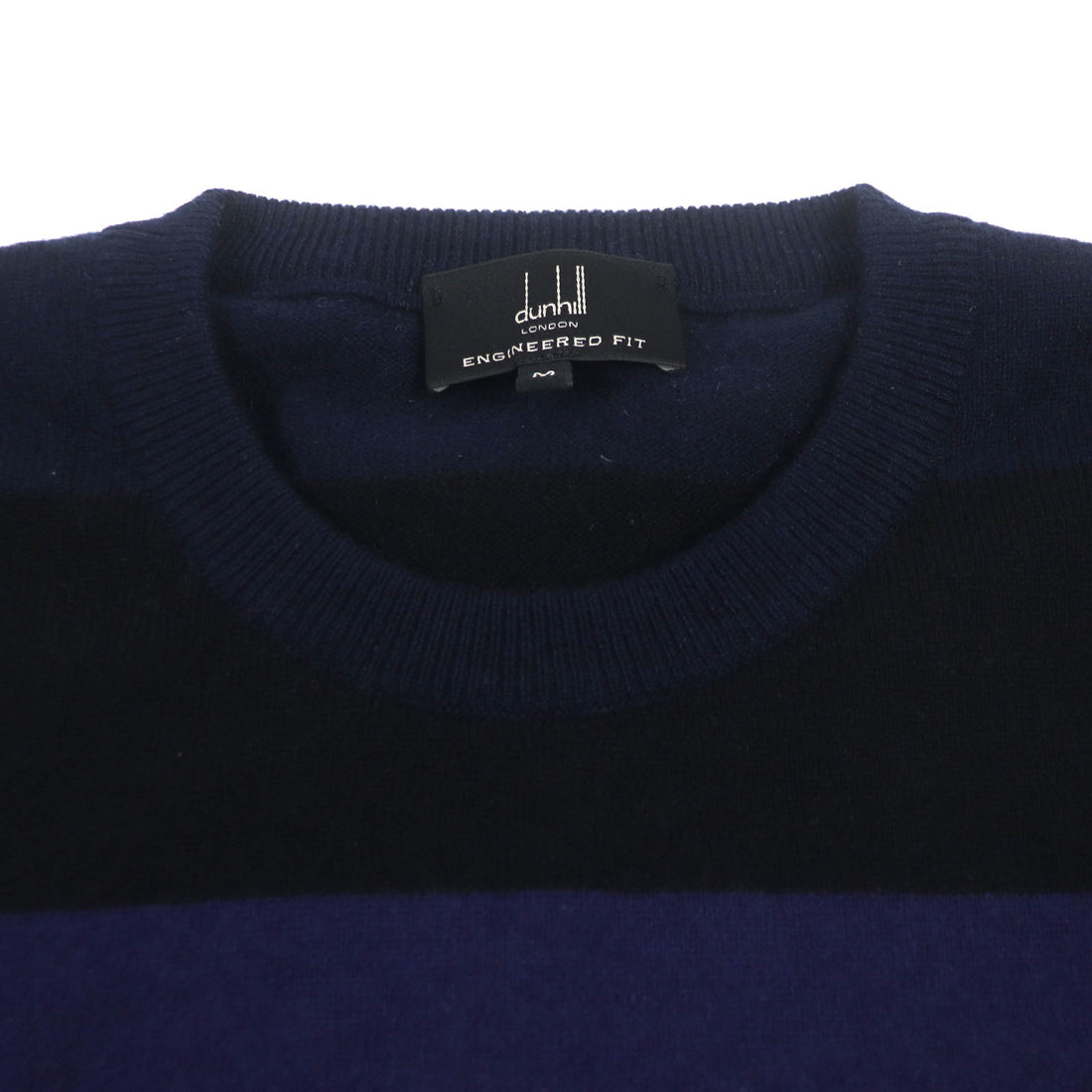 Dunhill Cashmere Border Crew Neck Sweater