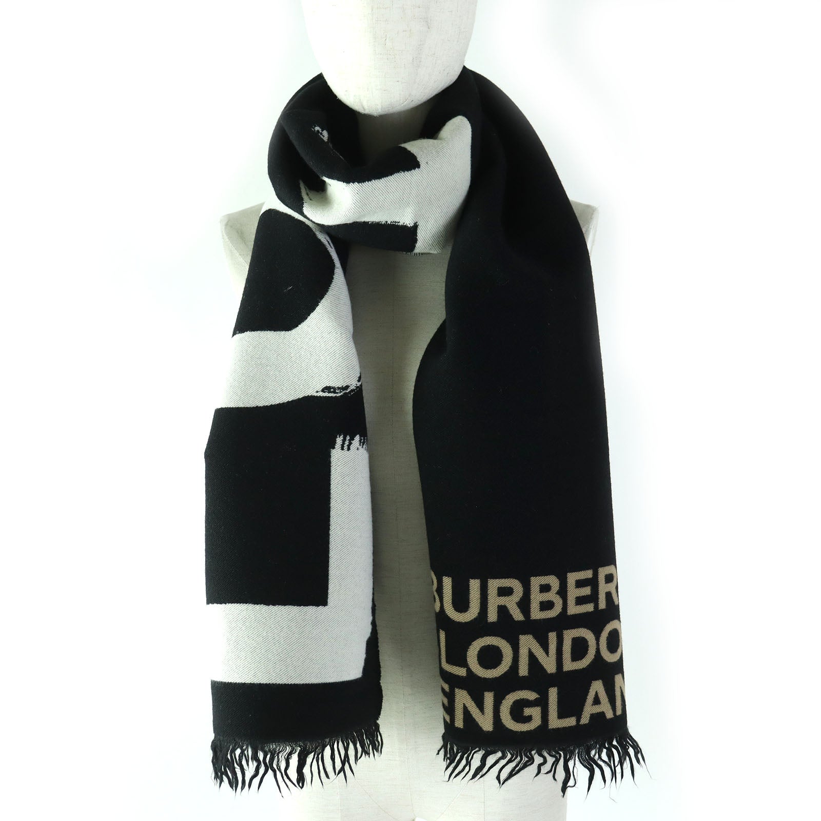 Burberry Wool Silk LOVE Scarf 8037416