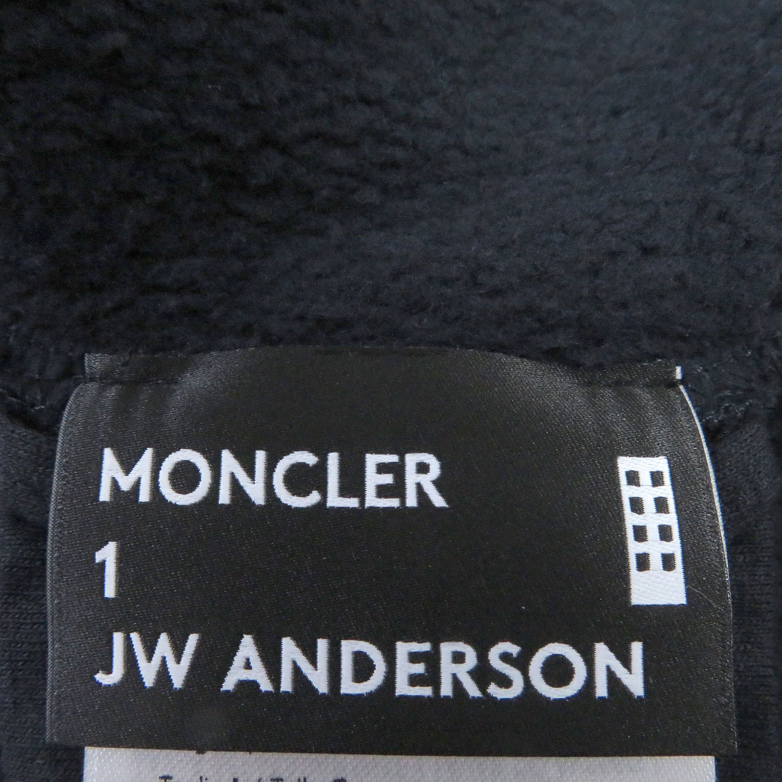 MONCLER GENIUS Hoodie Cotton Logo Patch Navy M