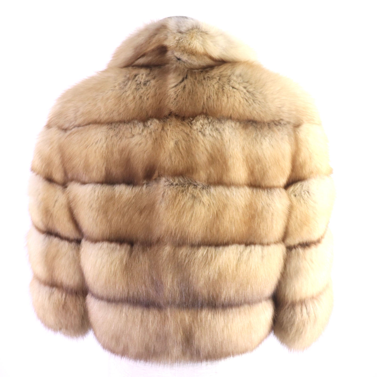 Fendi Genuine Fur Coat Light Brown 40