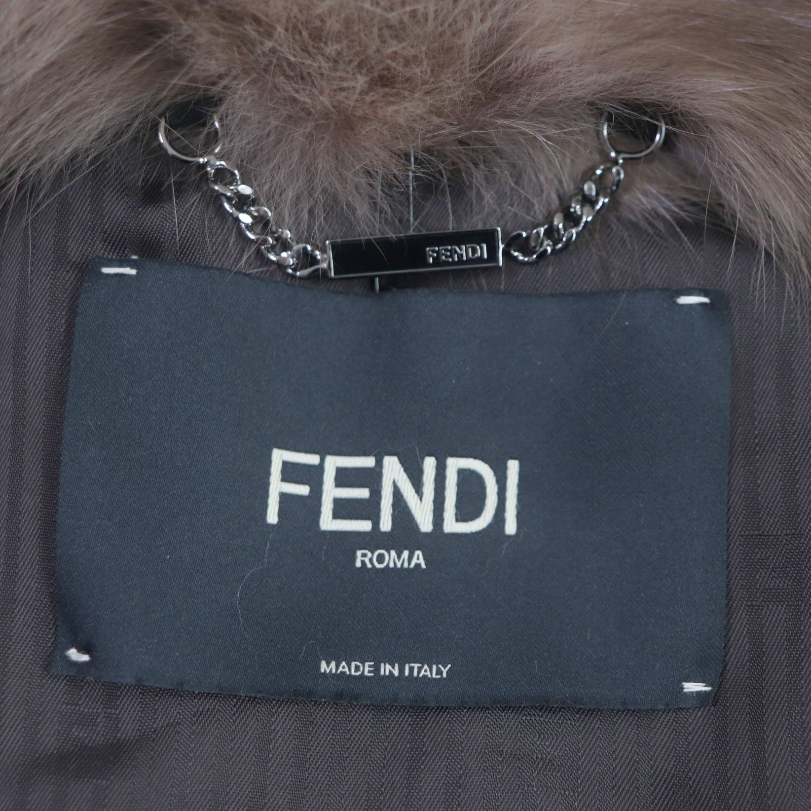 Fendi Russian Sable Fur Coat Pink Brown 40