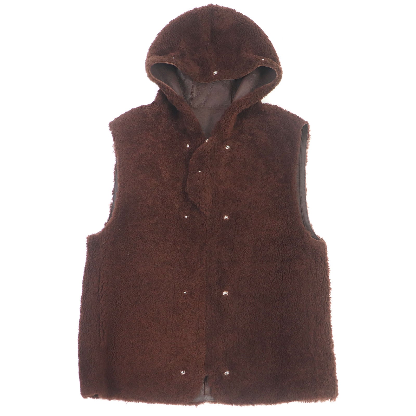 Moncler ALMONDIN 3WAY Down Vest Dark Brown