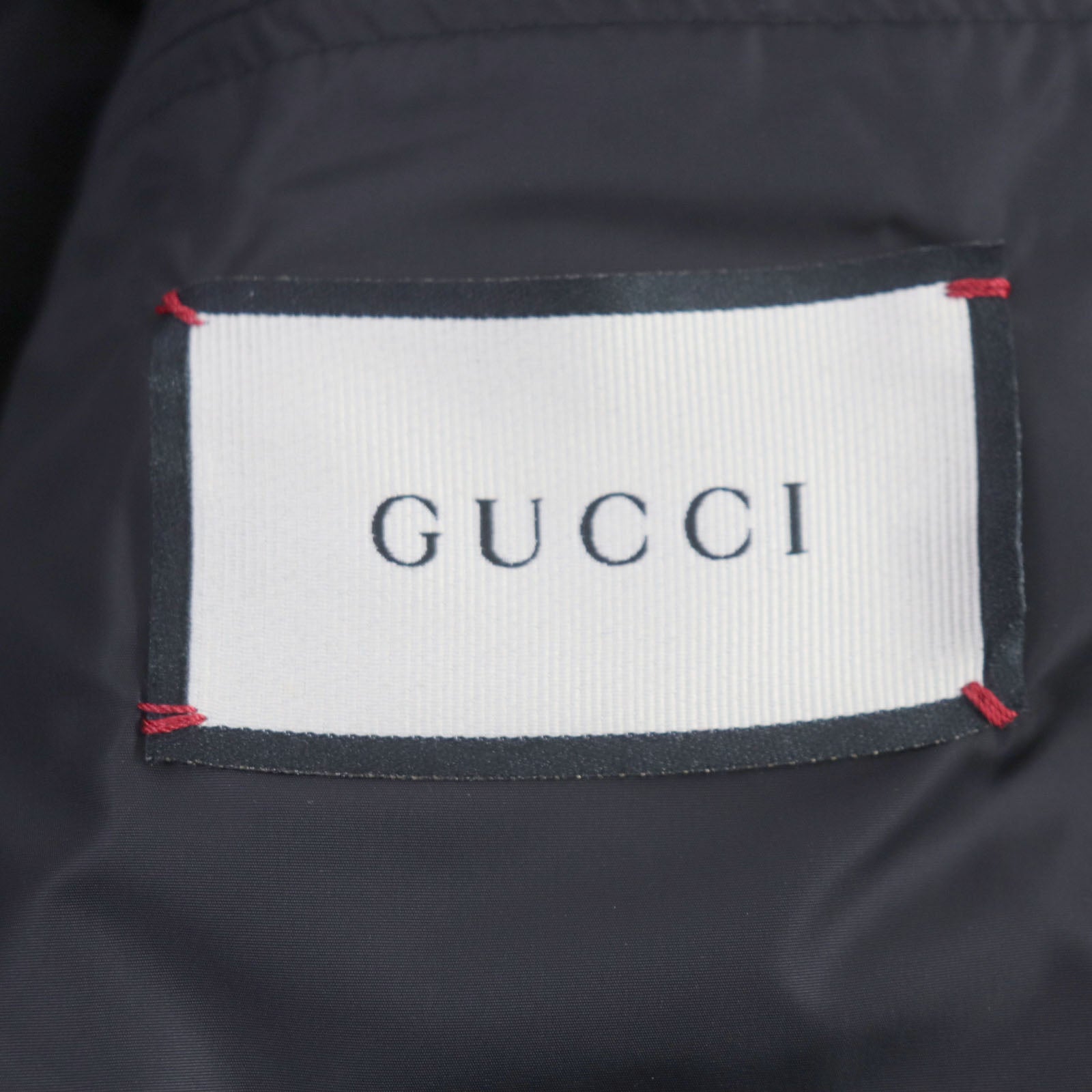 Gucci Nylon GG Monogram Hooded Down Jacket