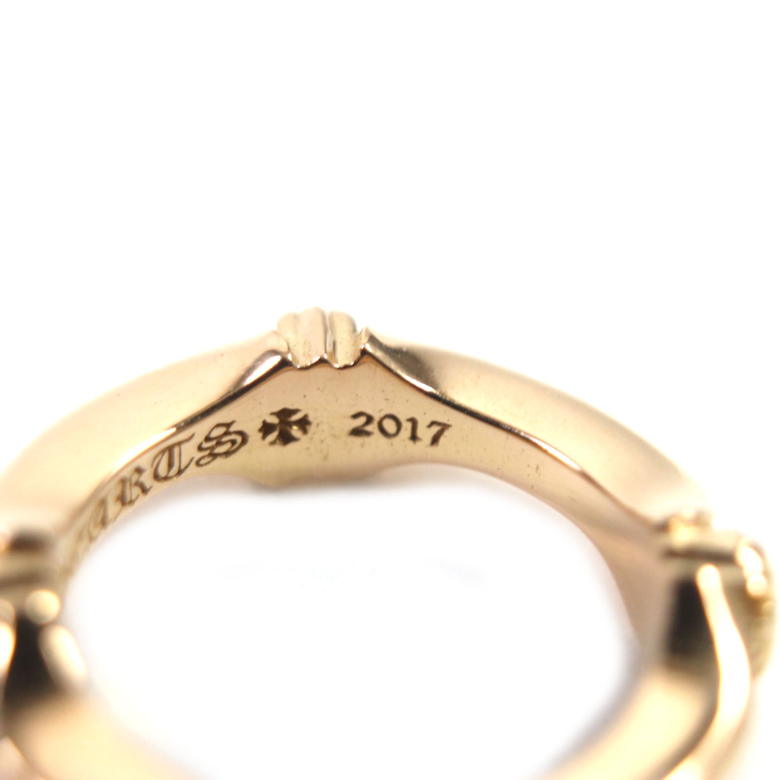 CHROME HEARTS 22K Diamond Ring Gold