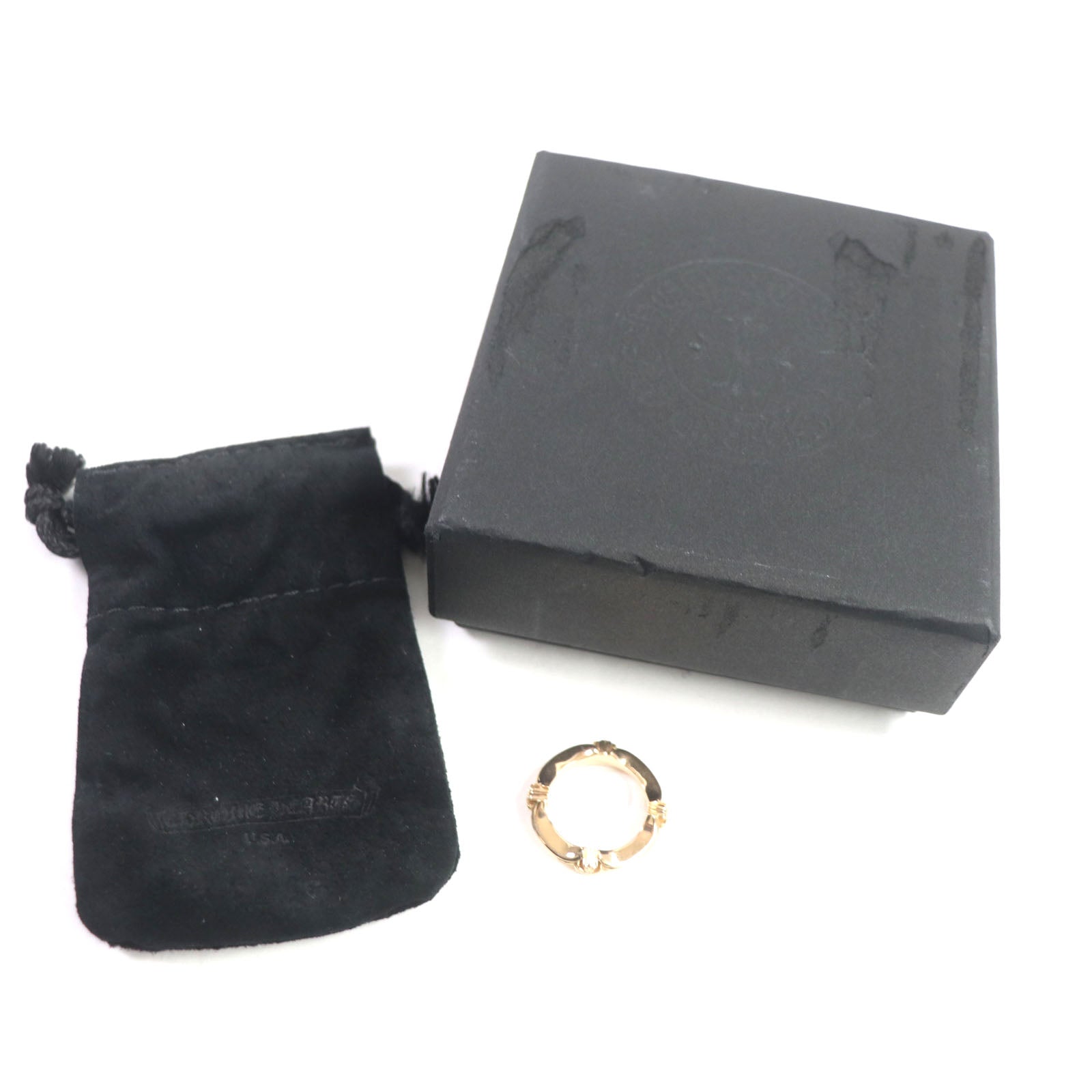 CHROME HEARTS 22K Diamond Ring Gold