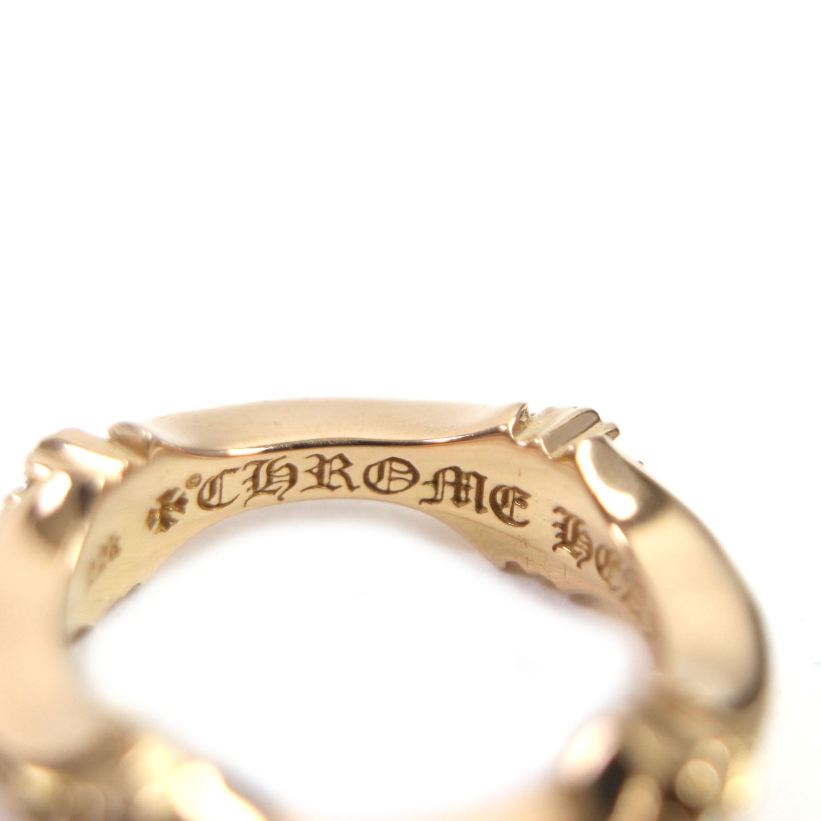 CHROME HEARTS 22K Diamond Ring Gold