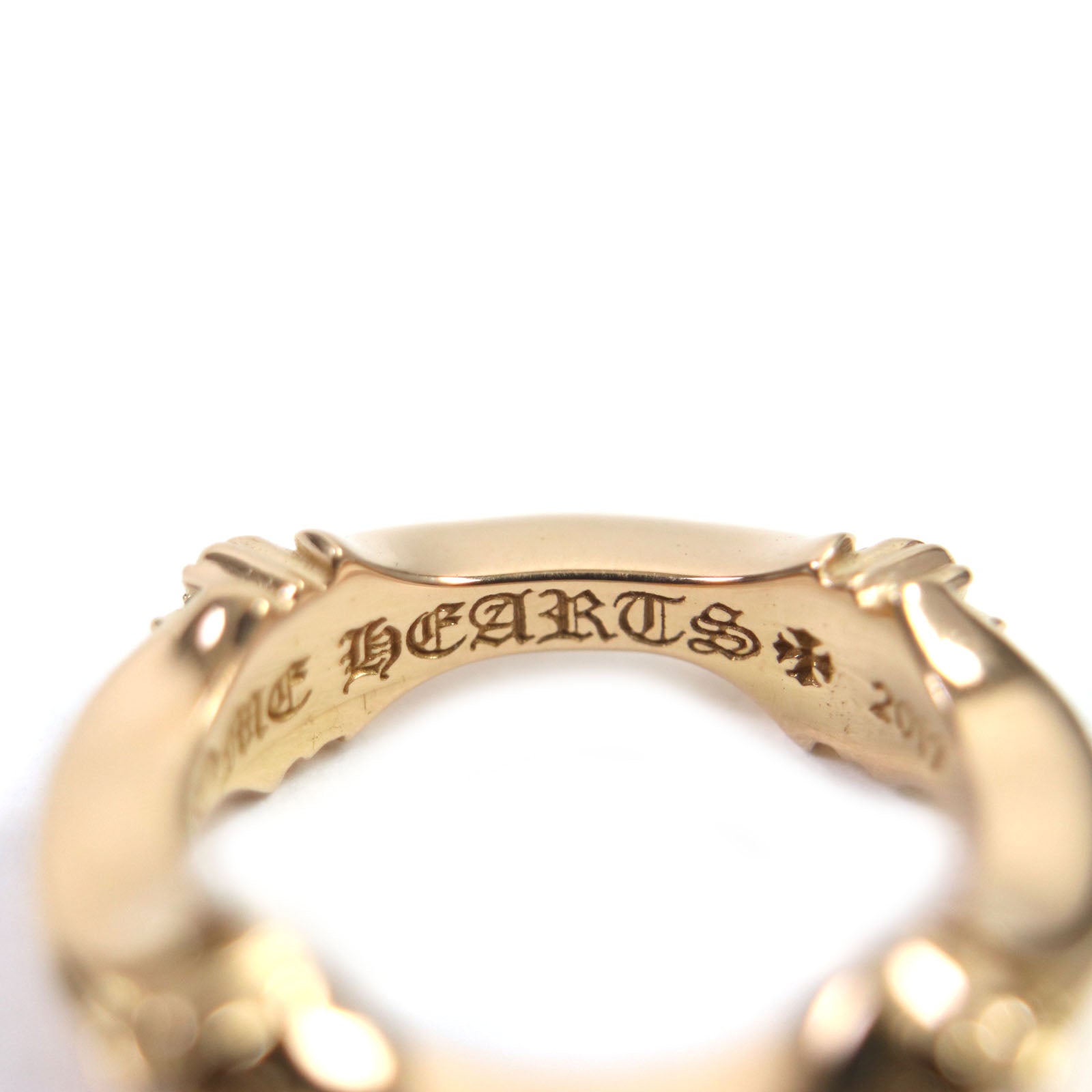 CHROME HEARTS 22K Diamond Ring Gold