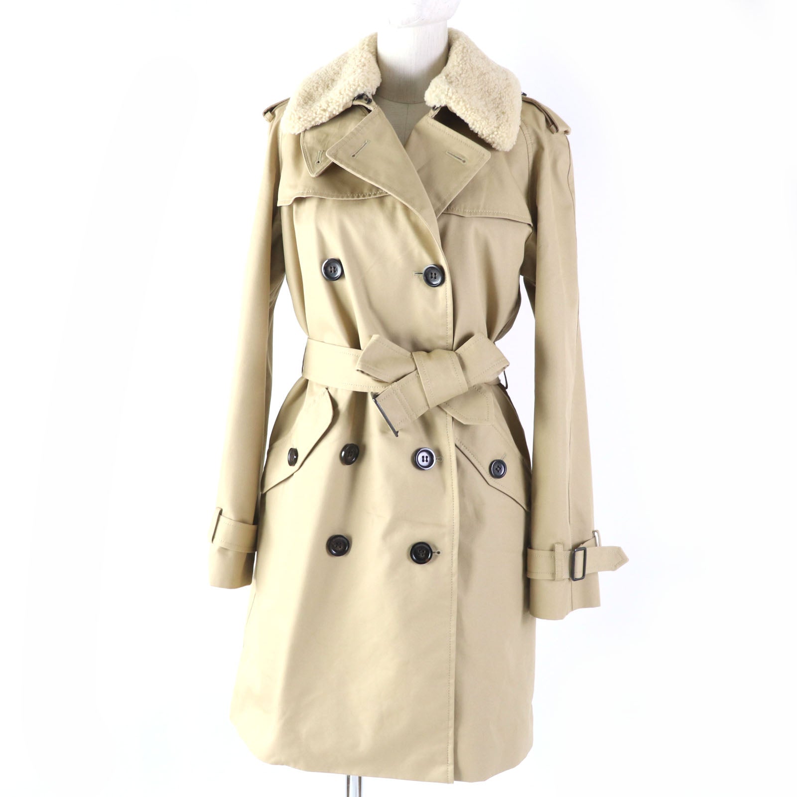 COACH F86233 Women's Trench Coat Beige S