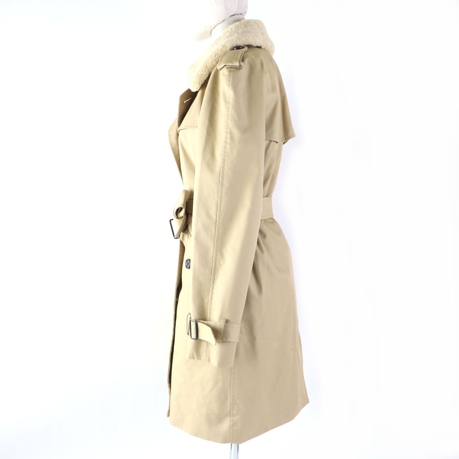 COACH F86233 Women's Trench Coat Beige S