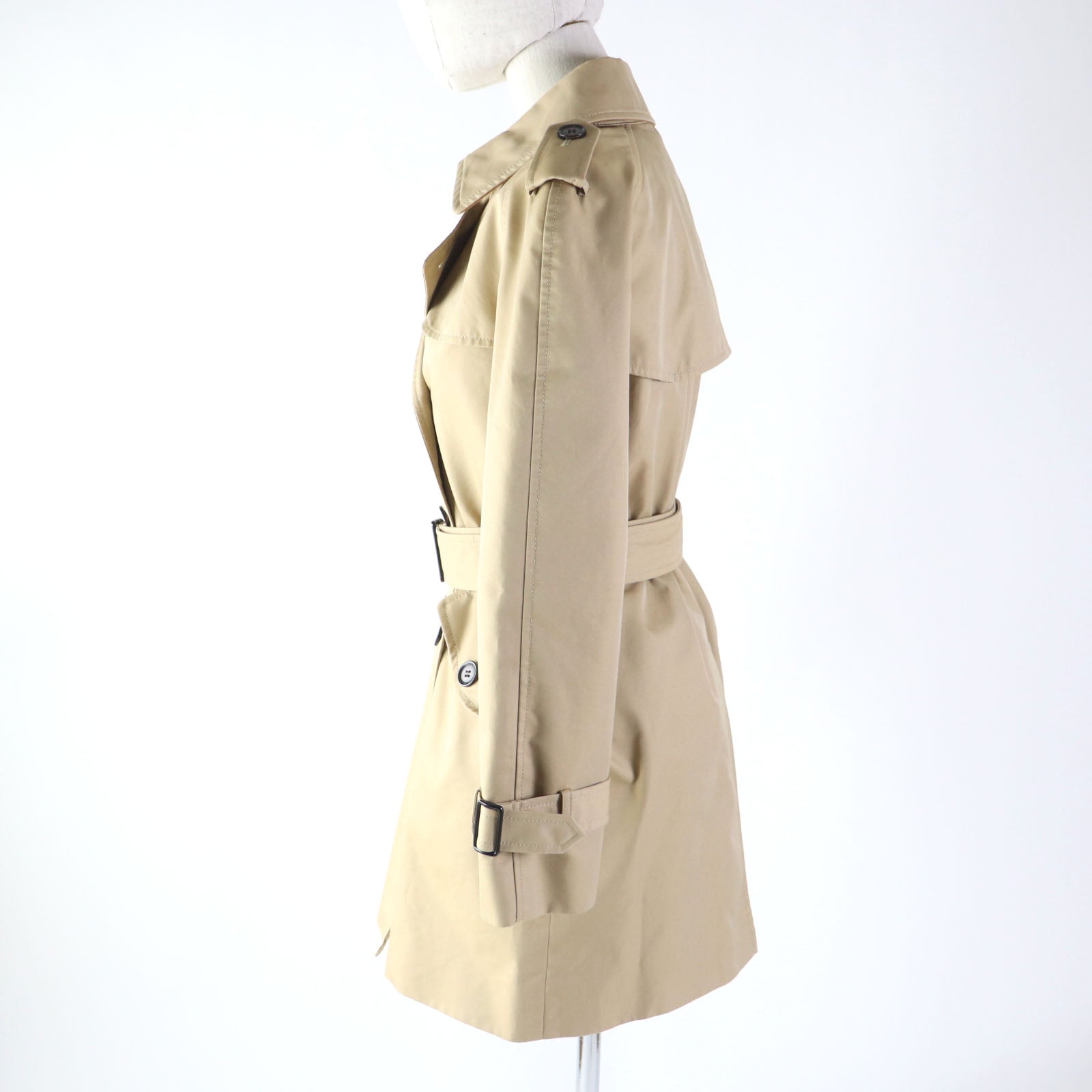 COACH F21800 Women's Trench Coat XS Beige