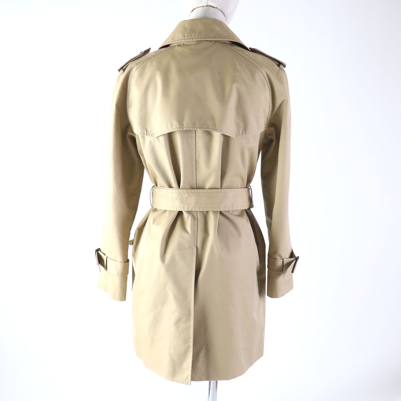 COACH F21800 Women's Trench Coat XS Beige