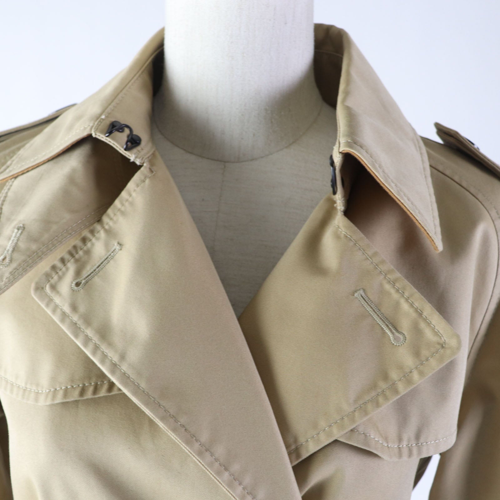 COACH F21800 Women's Trench Coat XS Beige