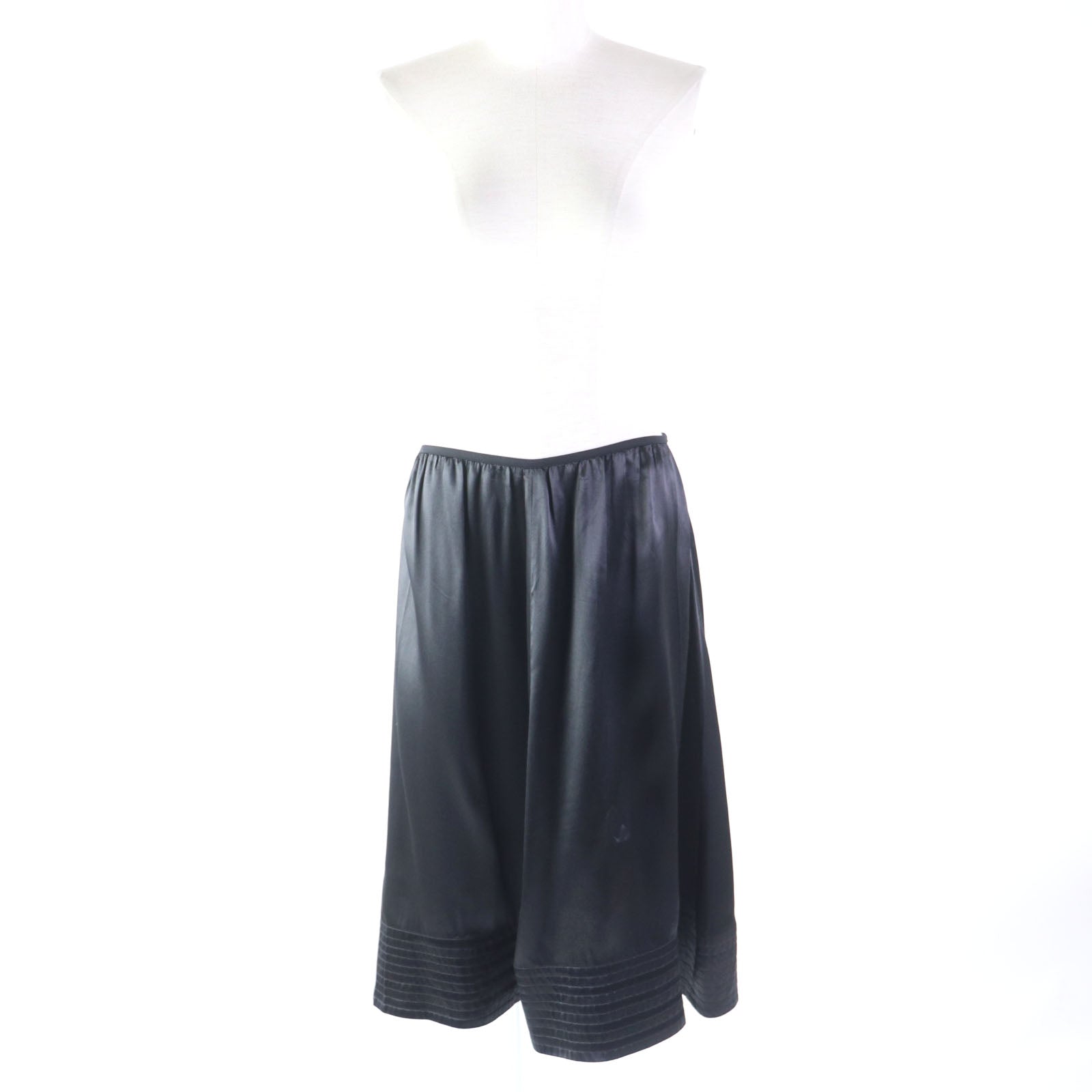 Celine Knee Length Flare Skirt Black 34