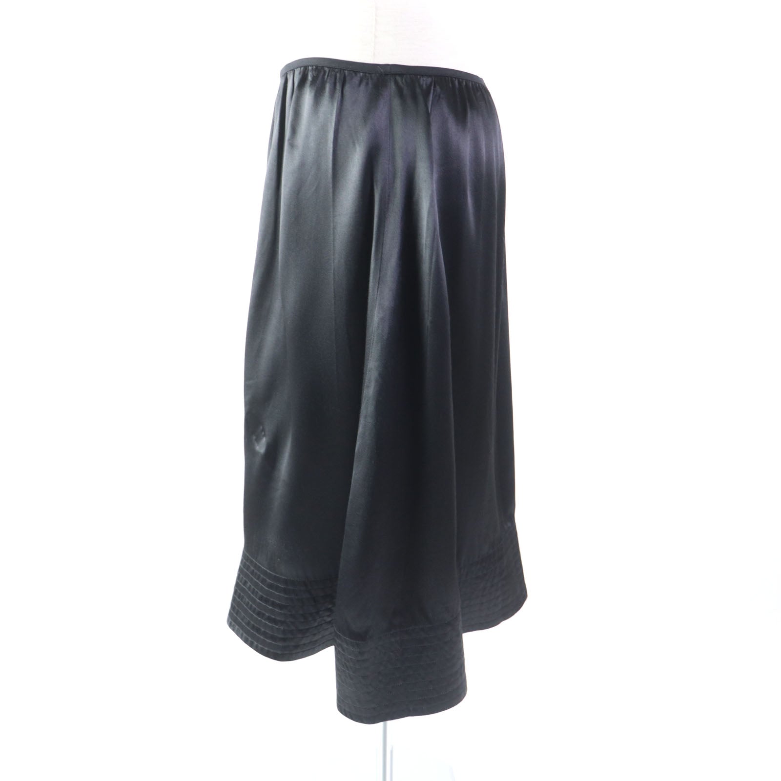 Celine Knee Length Flare Skirt Black 34