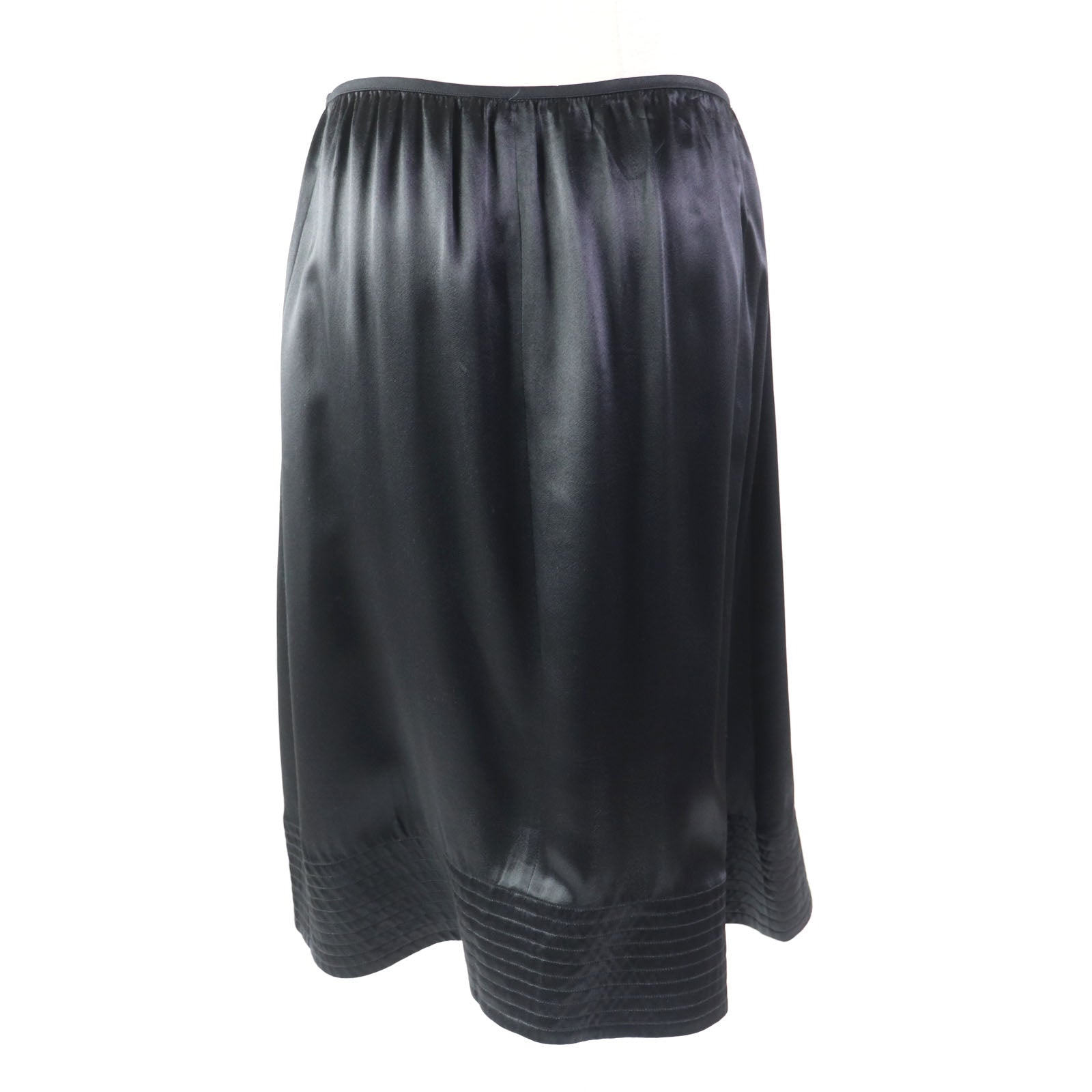 Celine Knee Length Flare Skirt Black 34