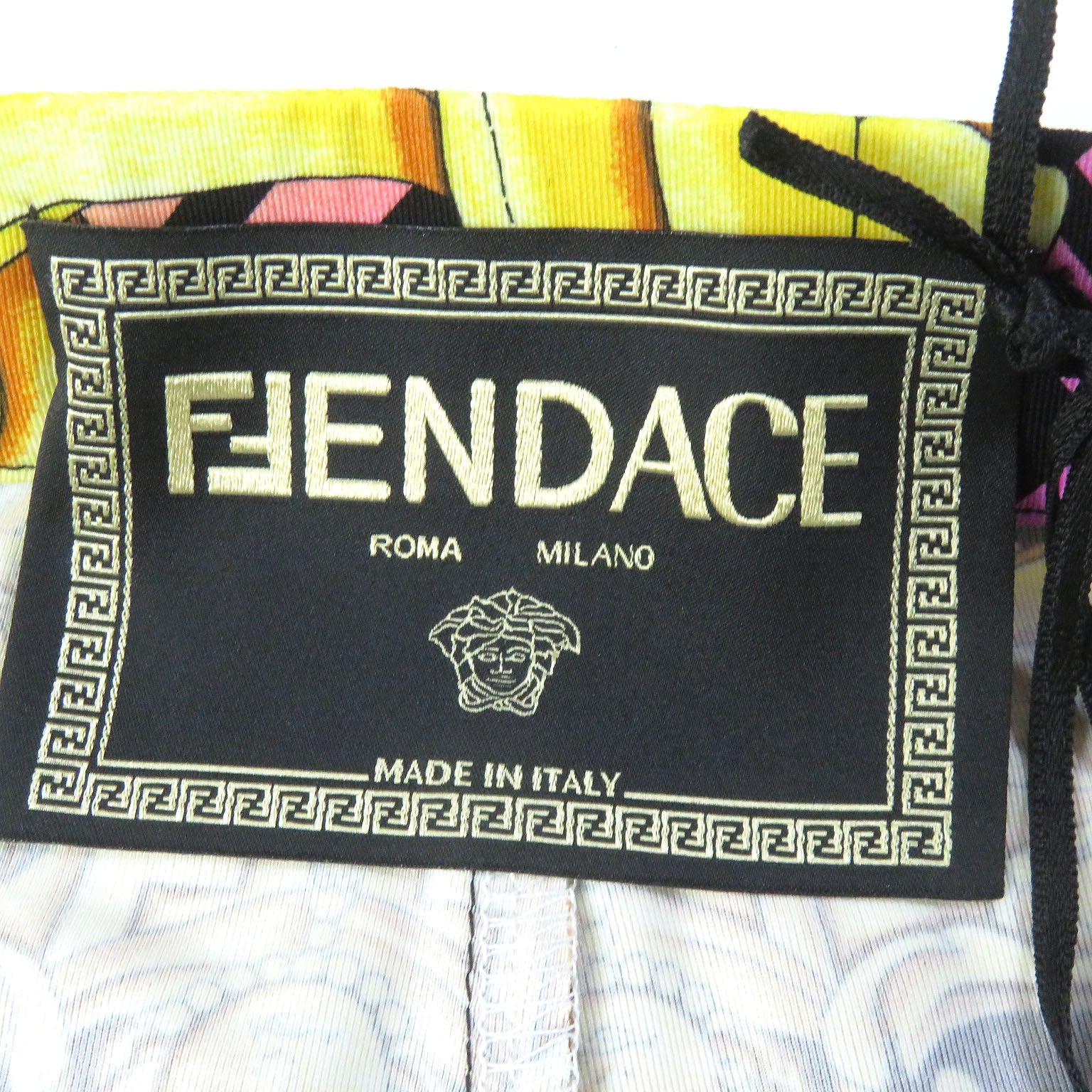 FENDI FENDACE Baroque Leggings Spats Multicolor Women