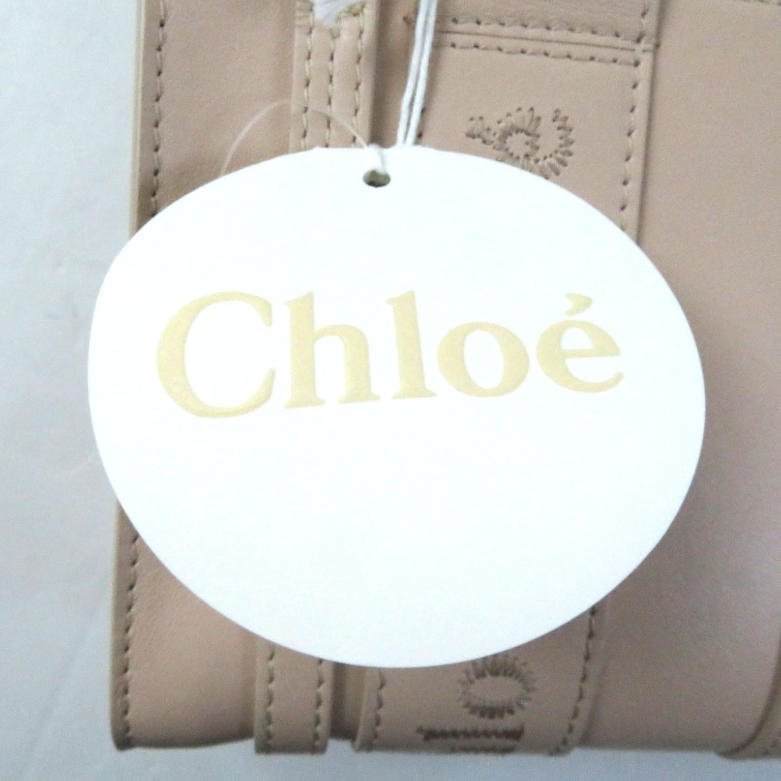 Chloe Woody Smooth Calfskin Mini Tote Bag