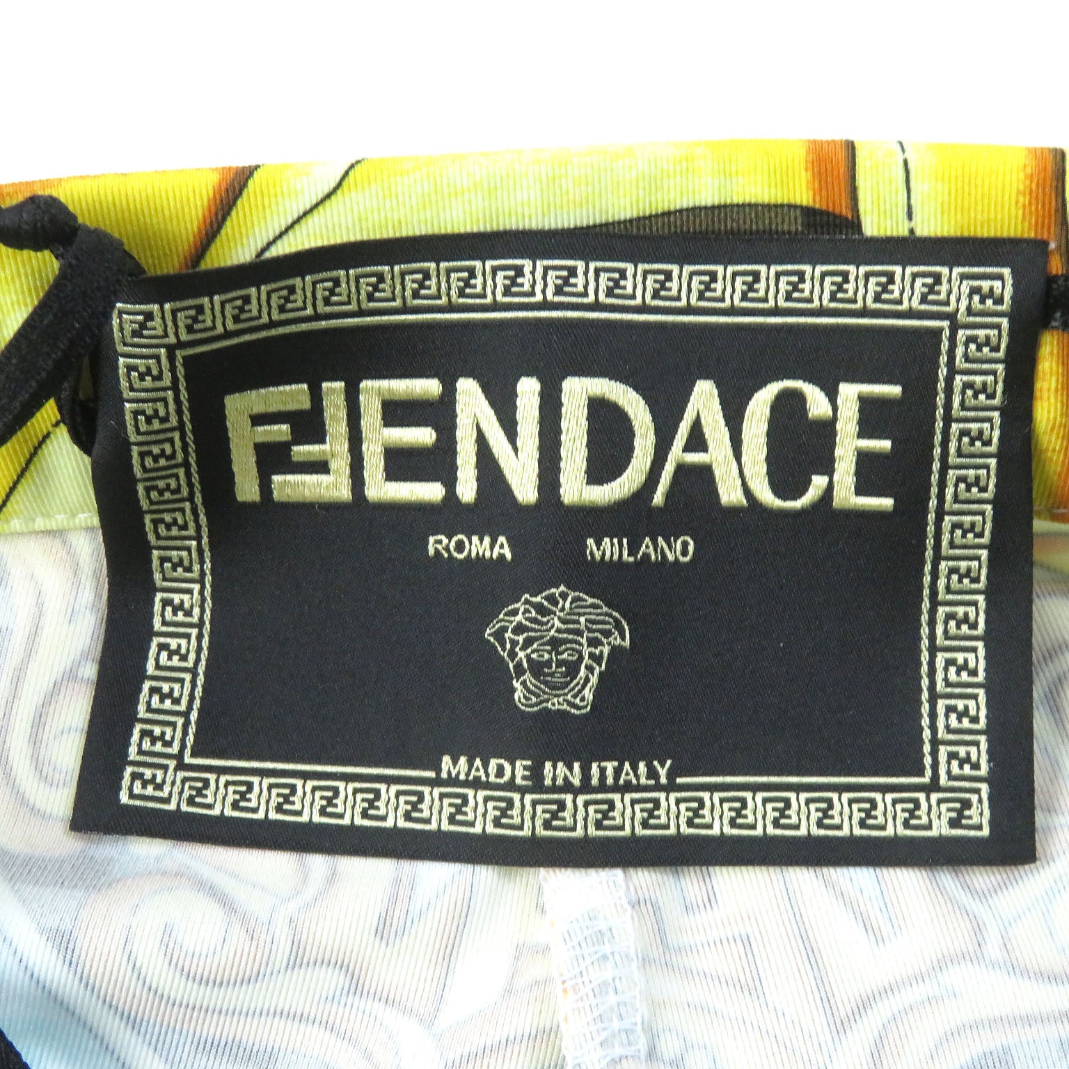 FENDI FENDACE Baroque Leggings Spats Multicolor Women