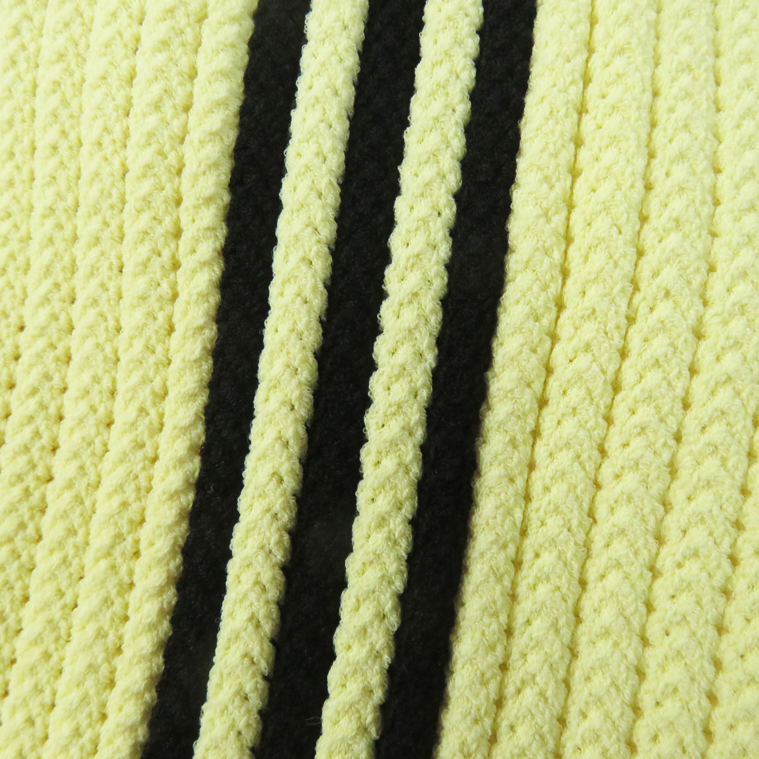 GUCCI Adidas Striped Knit Long Skirt Yellow Black