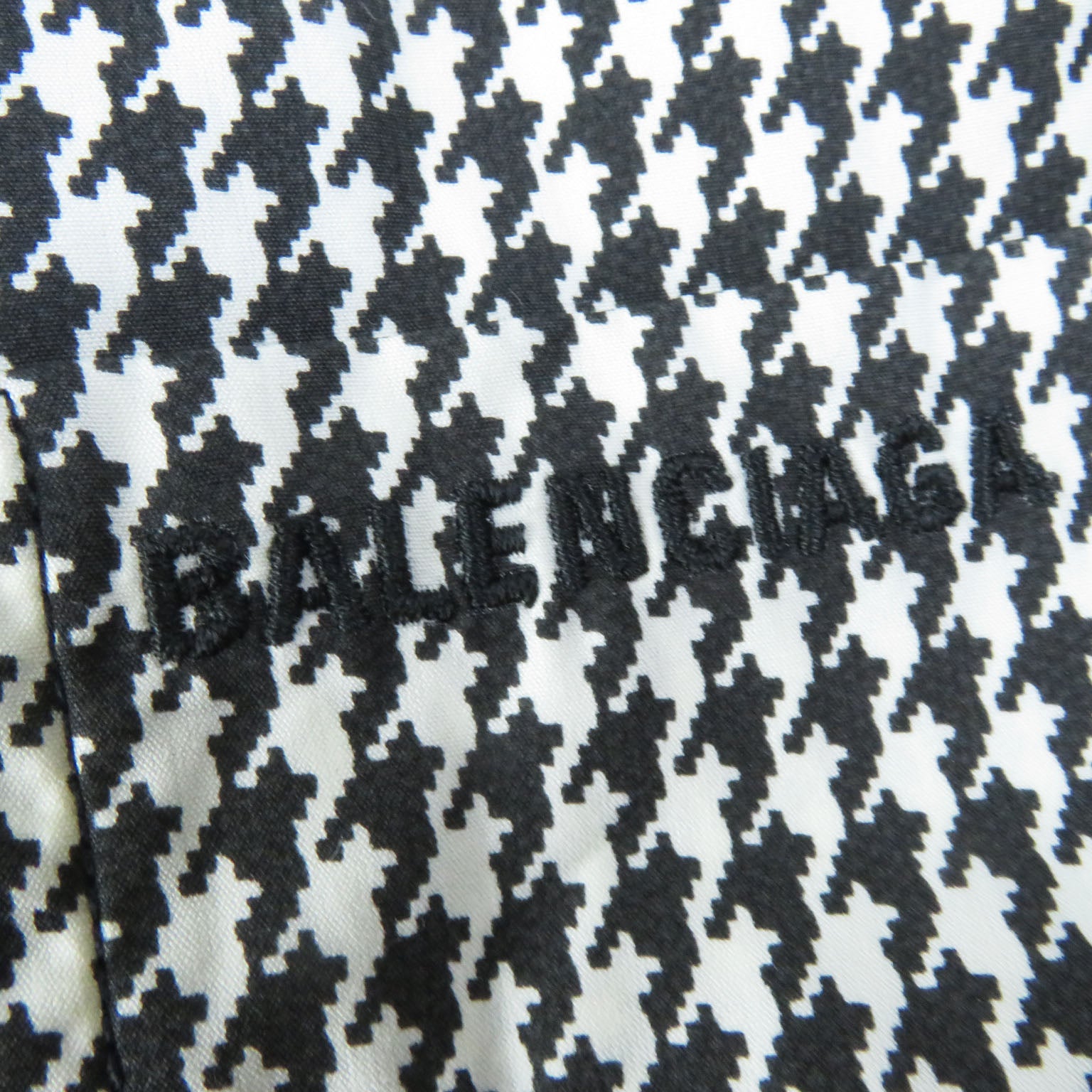 Balenciaga Houndstooth Long Sleeve Shirt