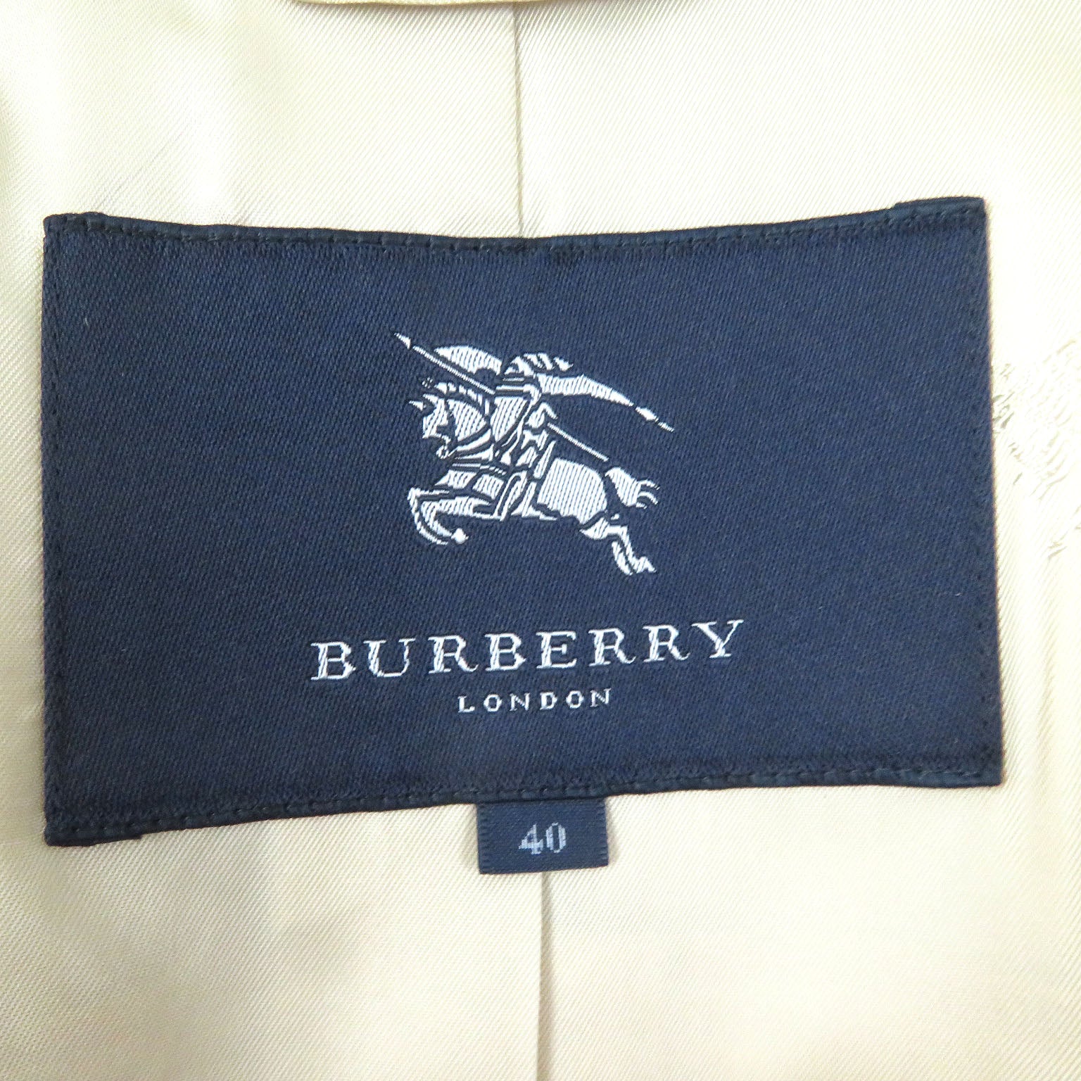 Burberry Wool Rabbit Fur Collar Coat Women