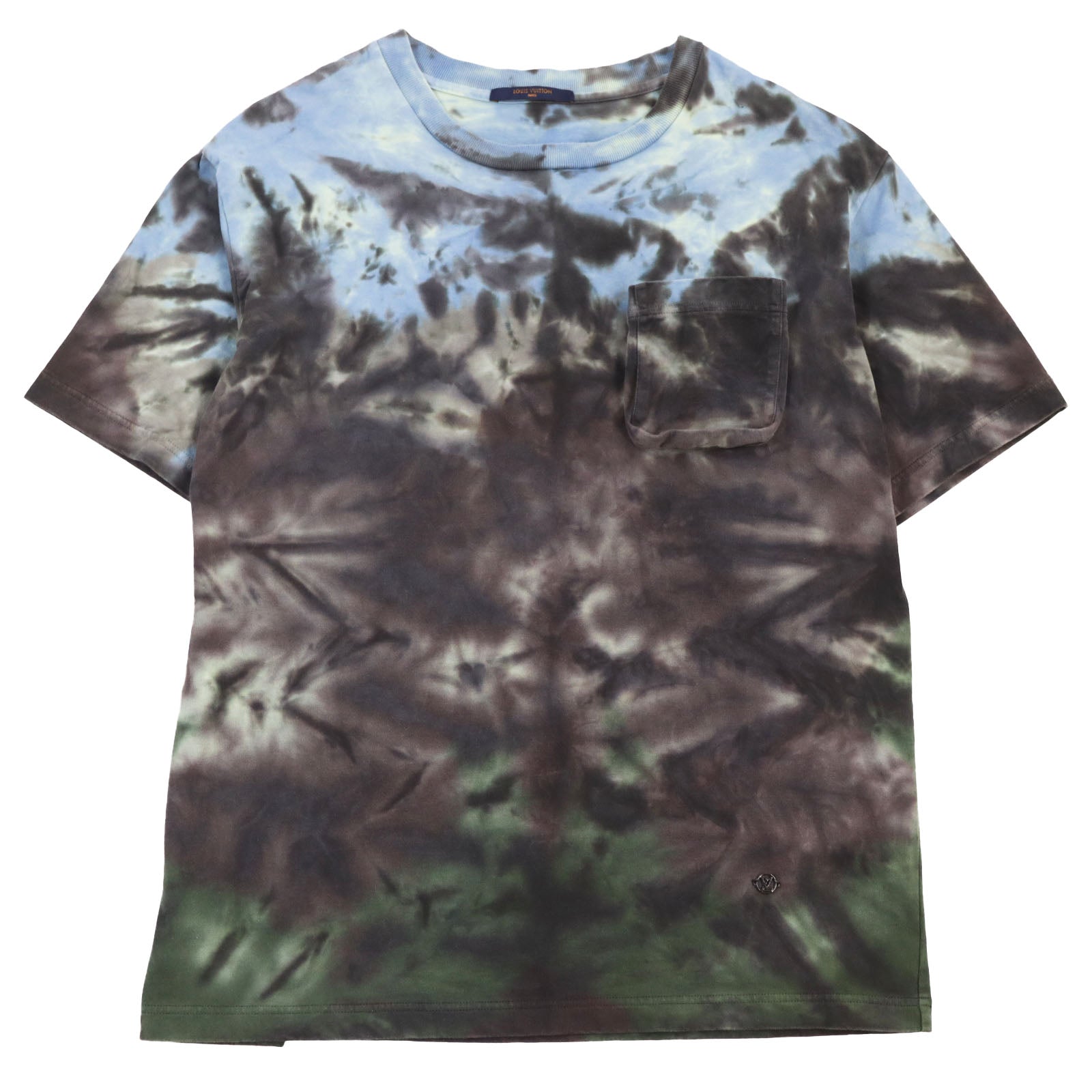 Louis Vuitton Tie-dye Crew Neck T-shirt Multicolor