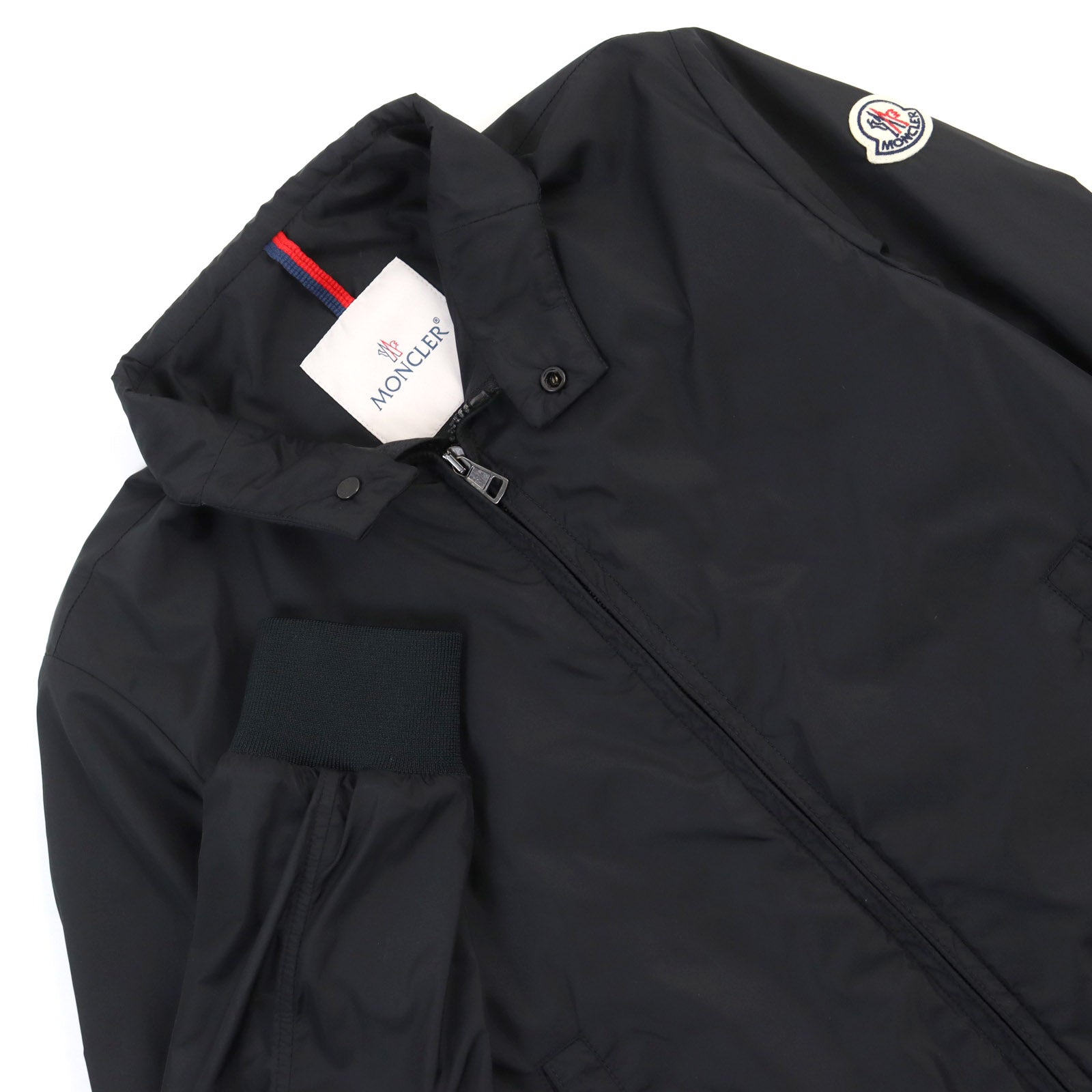 Moncler REPPE GIUBBOTTO Nylon Jacket Black