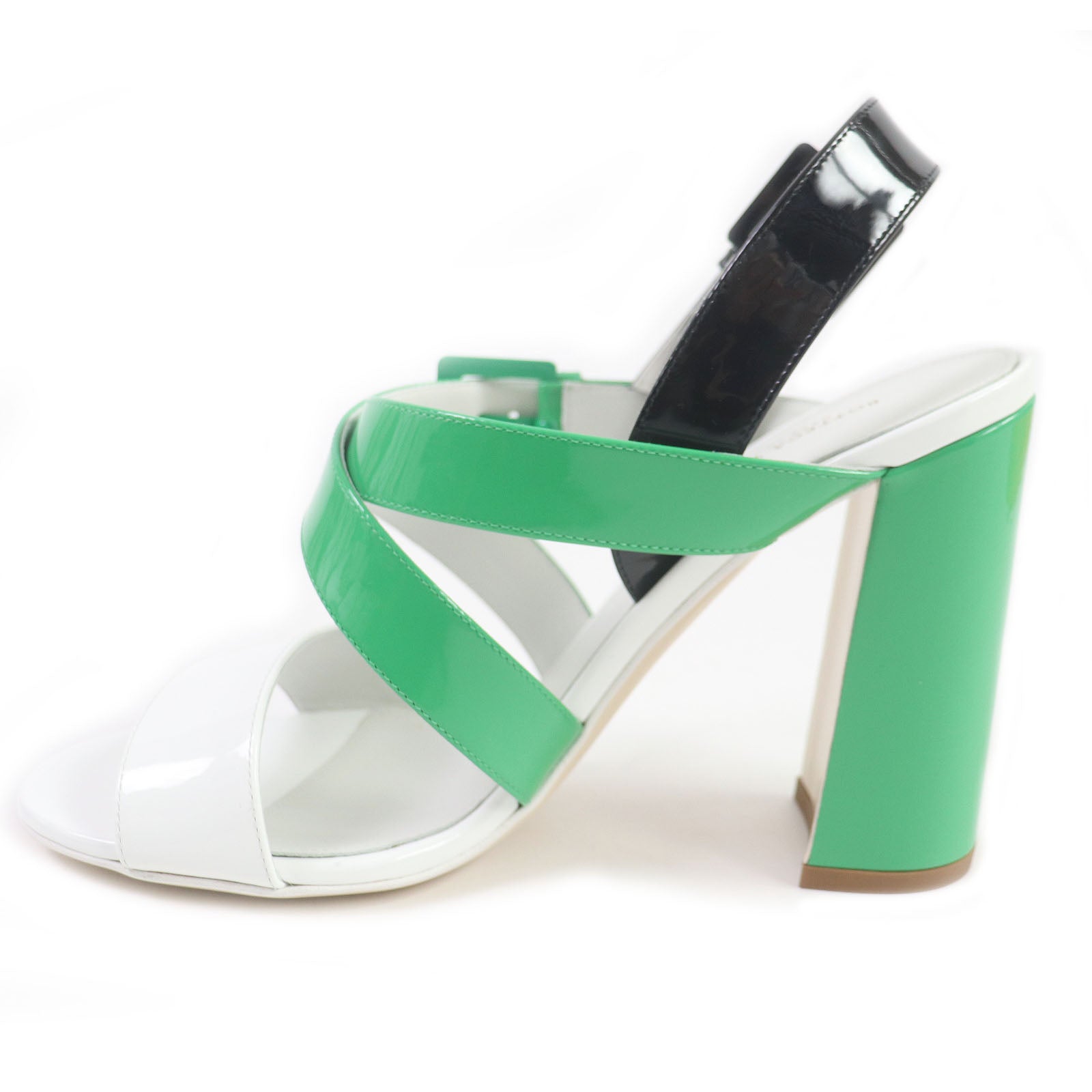 Bottega Veneta Patent Leather Sandals 37