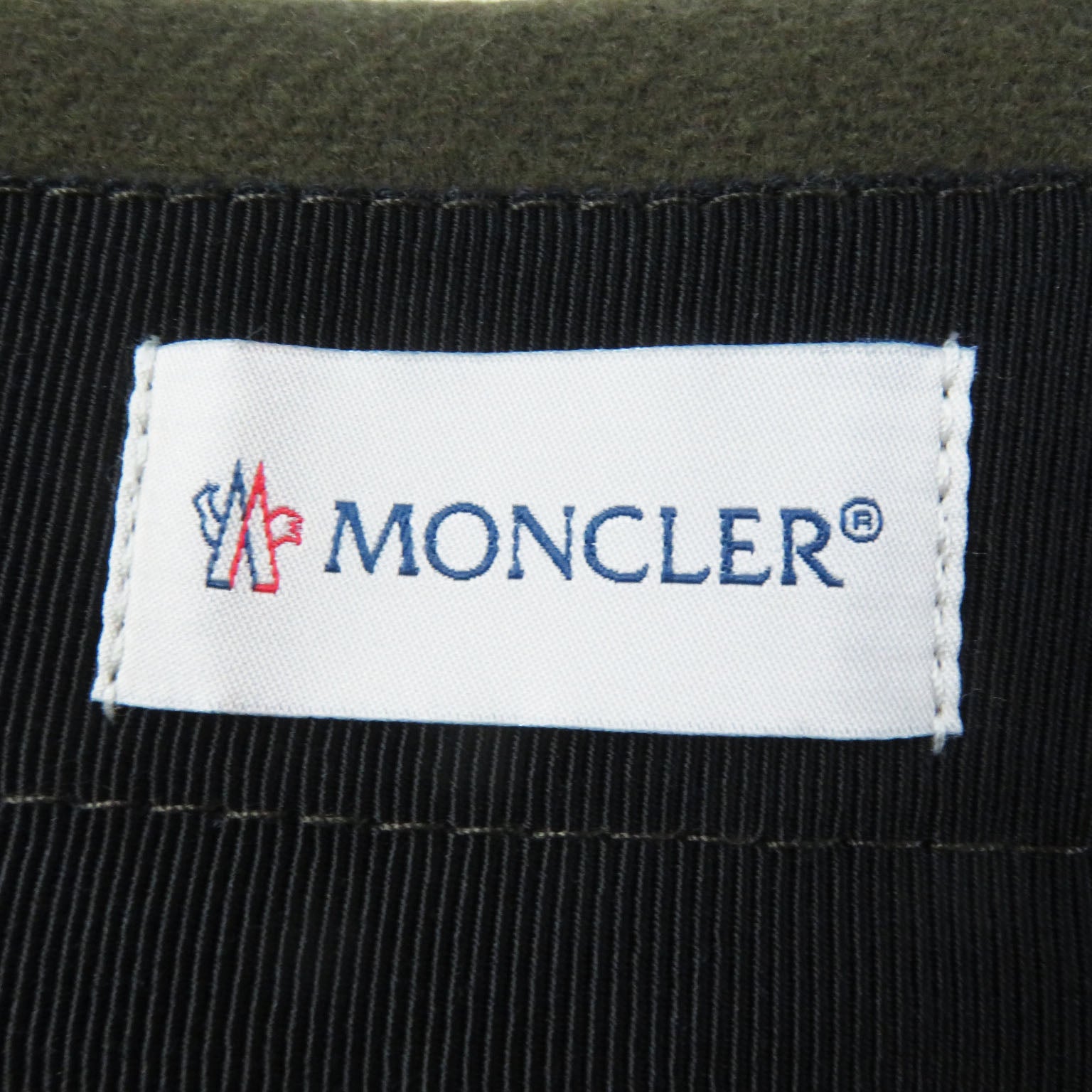 Moncler GONNA Wool Nylon Skirt Khaki Women