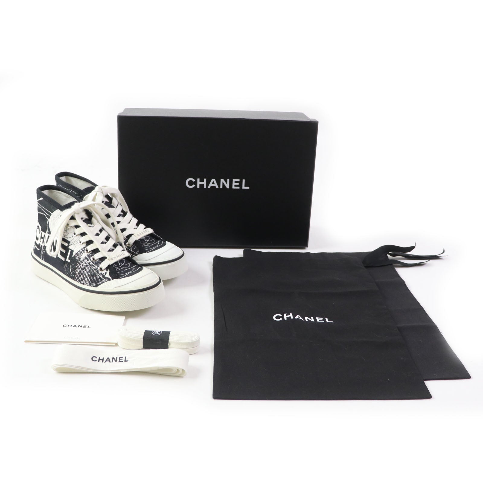 Chanel Graffiti Camelia Sneakers G35960