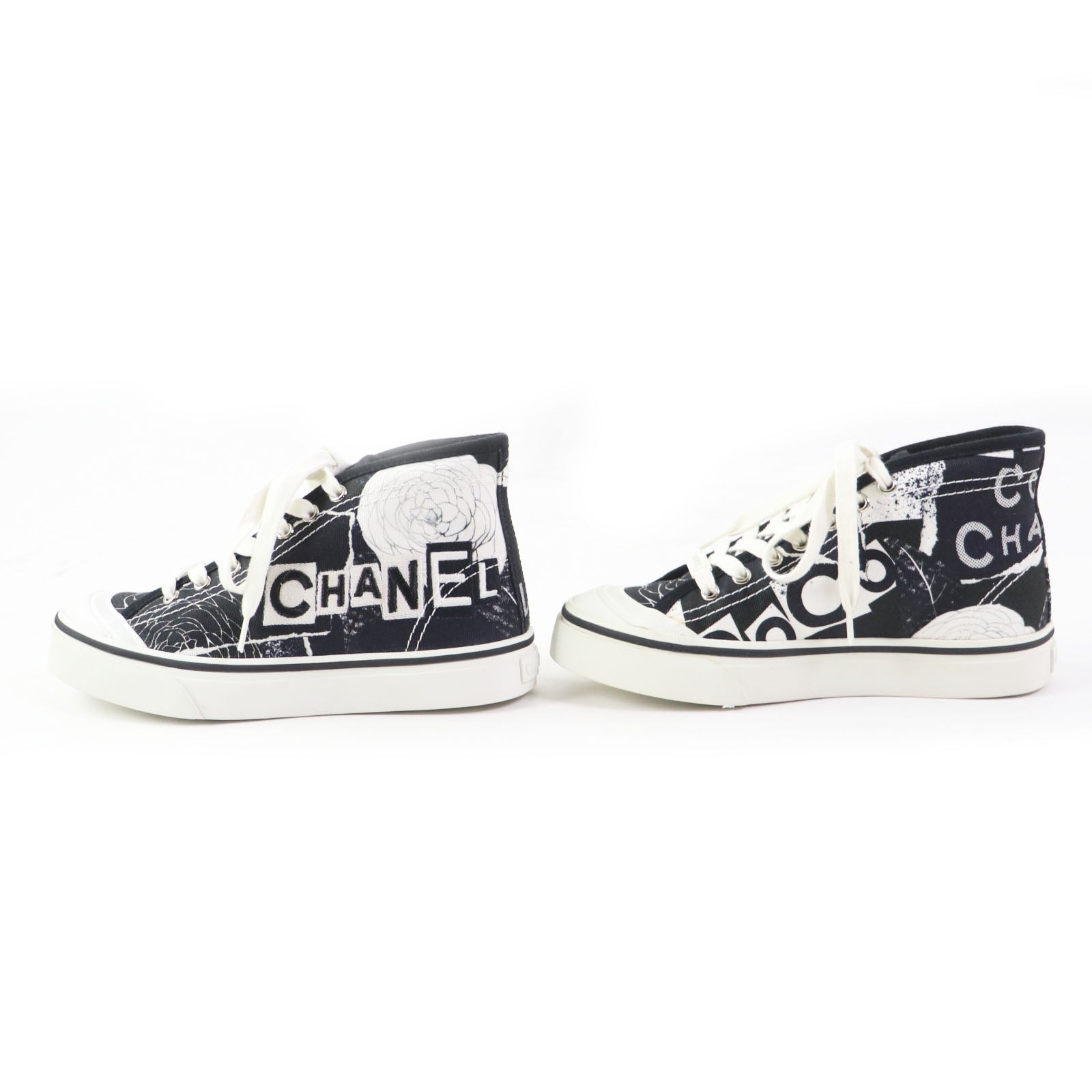 Chanel Graffiti Camelia Sneakers G35960