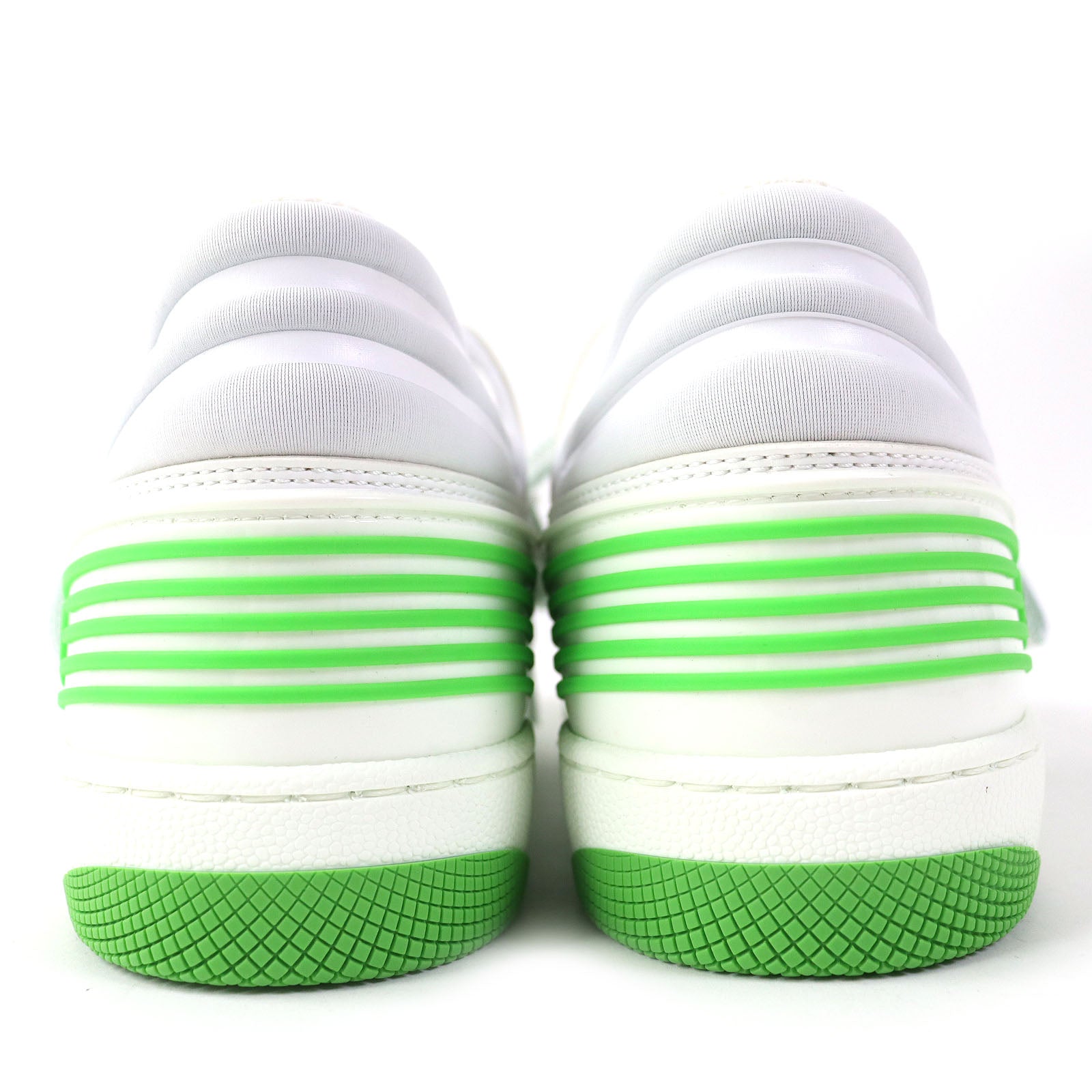 Gucci Basket GG Sneakers White Green Women