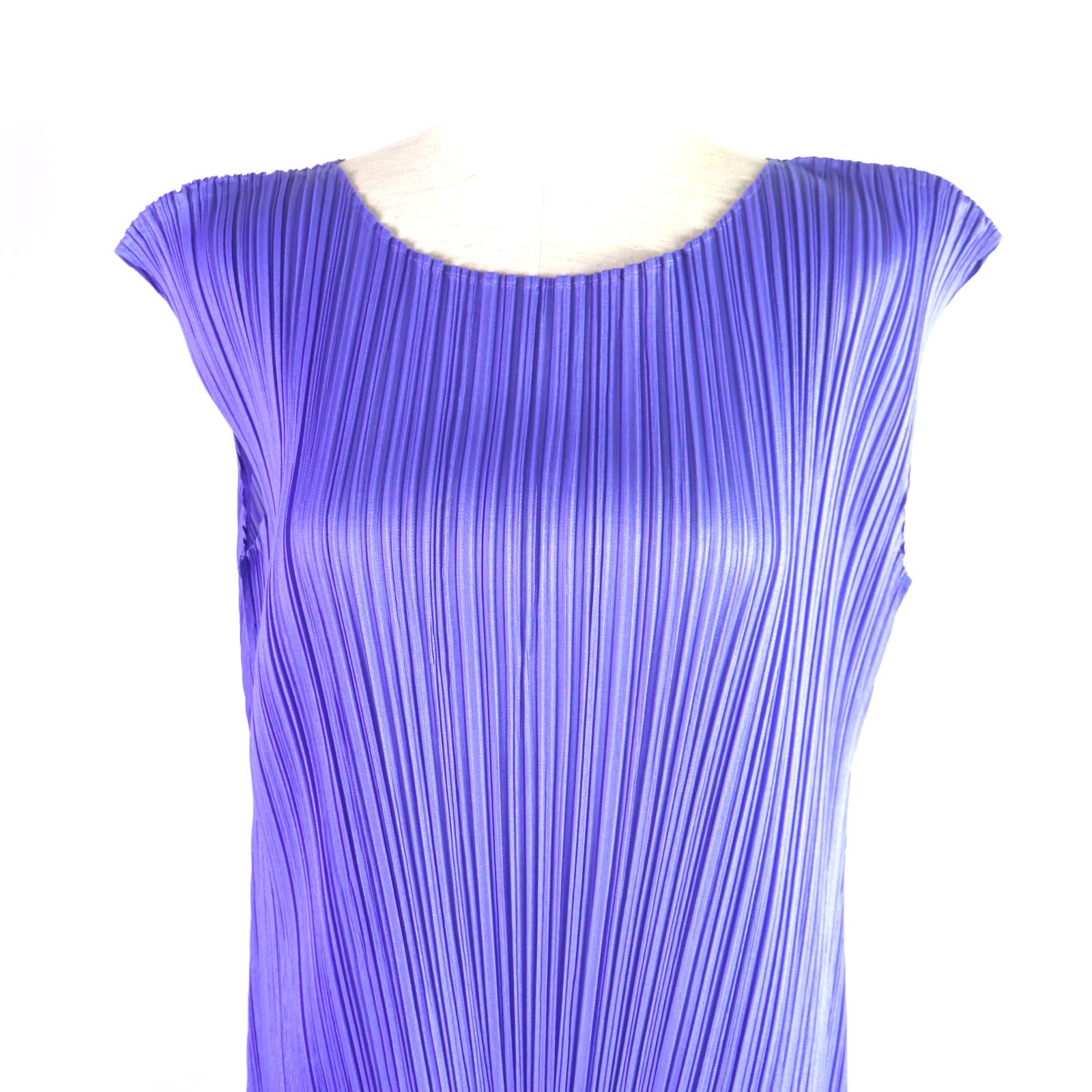 Issey Miyake Pleated Dress Polyester