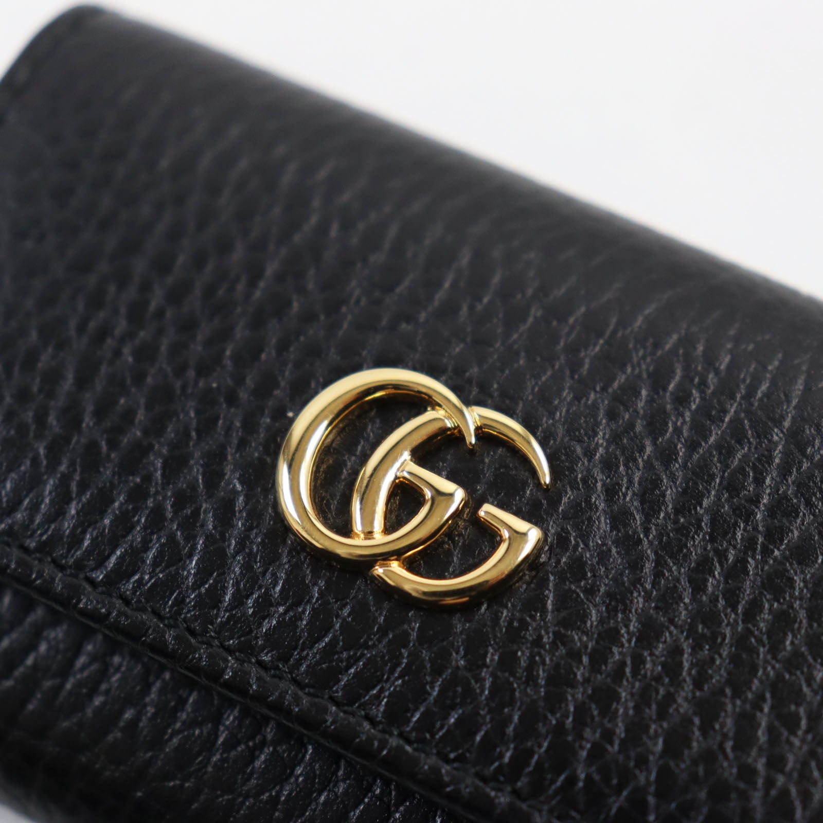 Gucci GG Marmont Leather Key Holder 456118