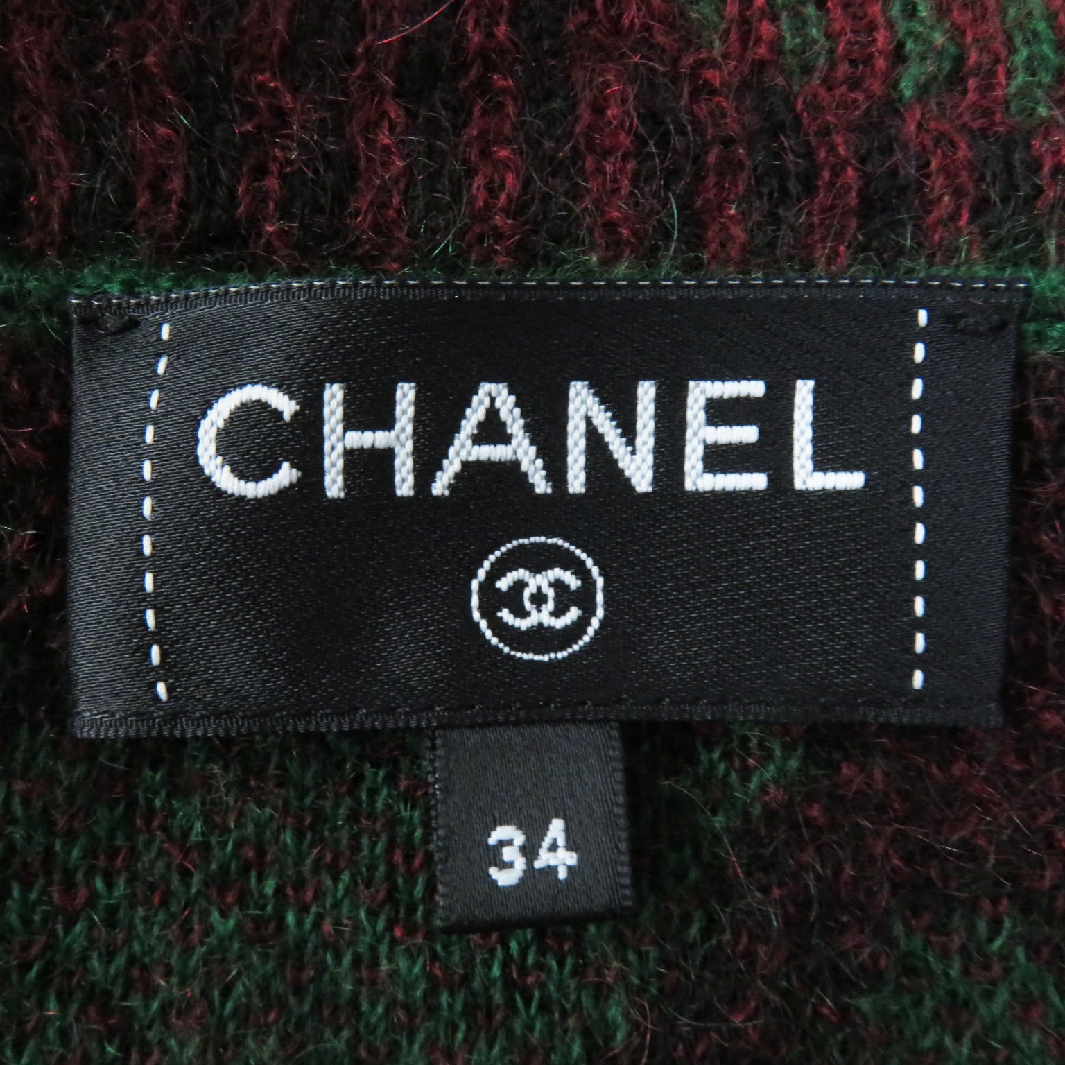 Chanel Cashmere Mohair Cardigan COCO Mark Button