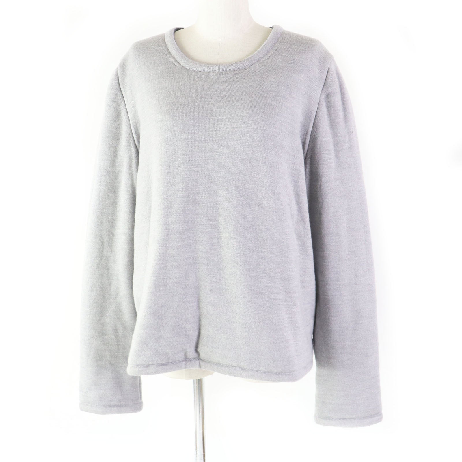 Martin Margiela Wool Pullover Sweatshirt Gray S Women