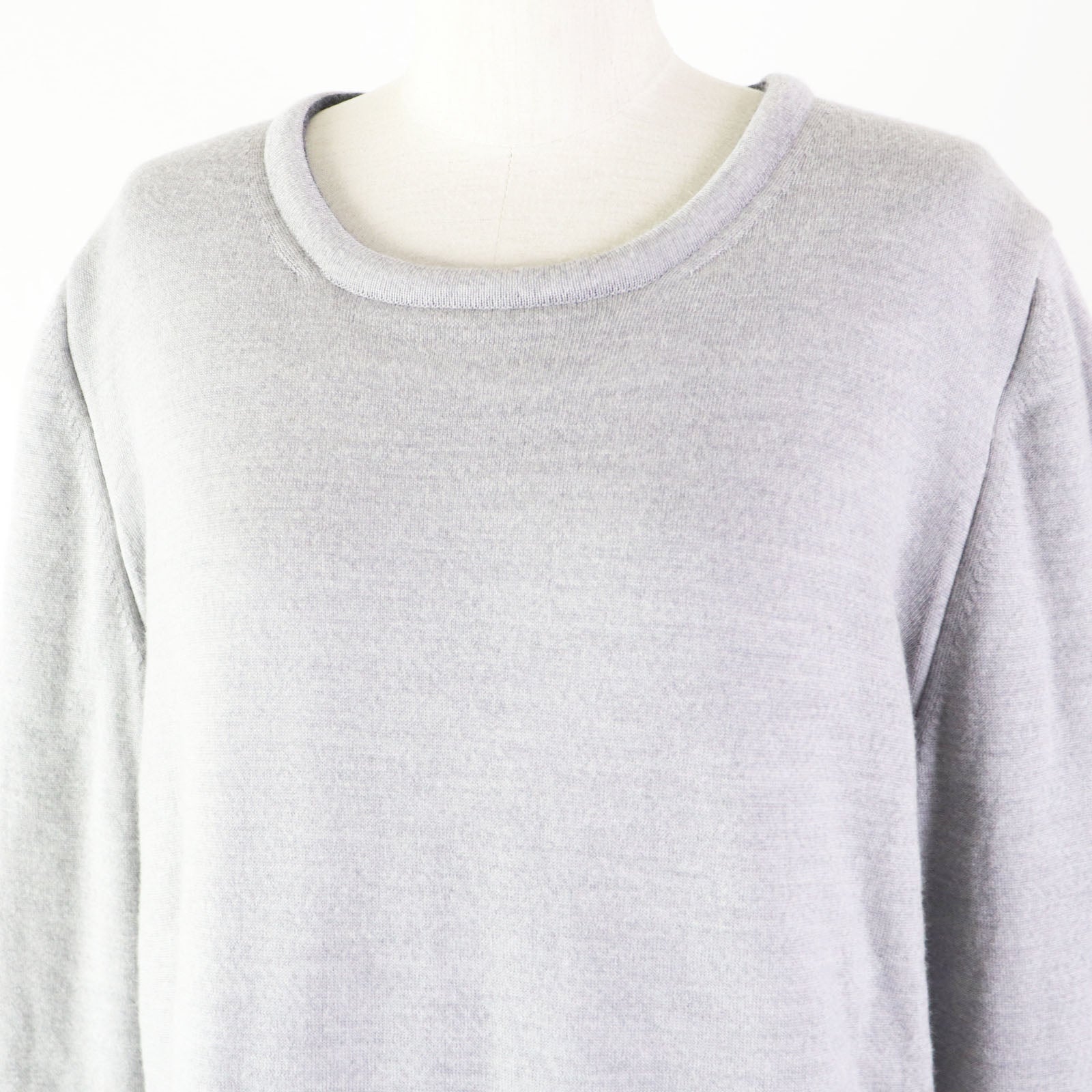 Martin Margiela Wool Pullover Sweatshirt Gray S Women