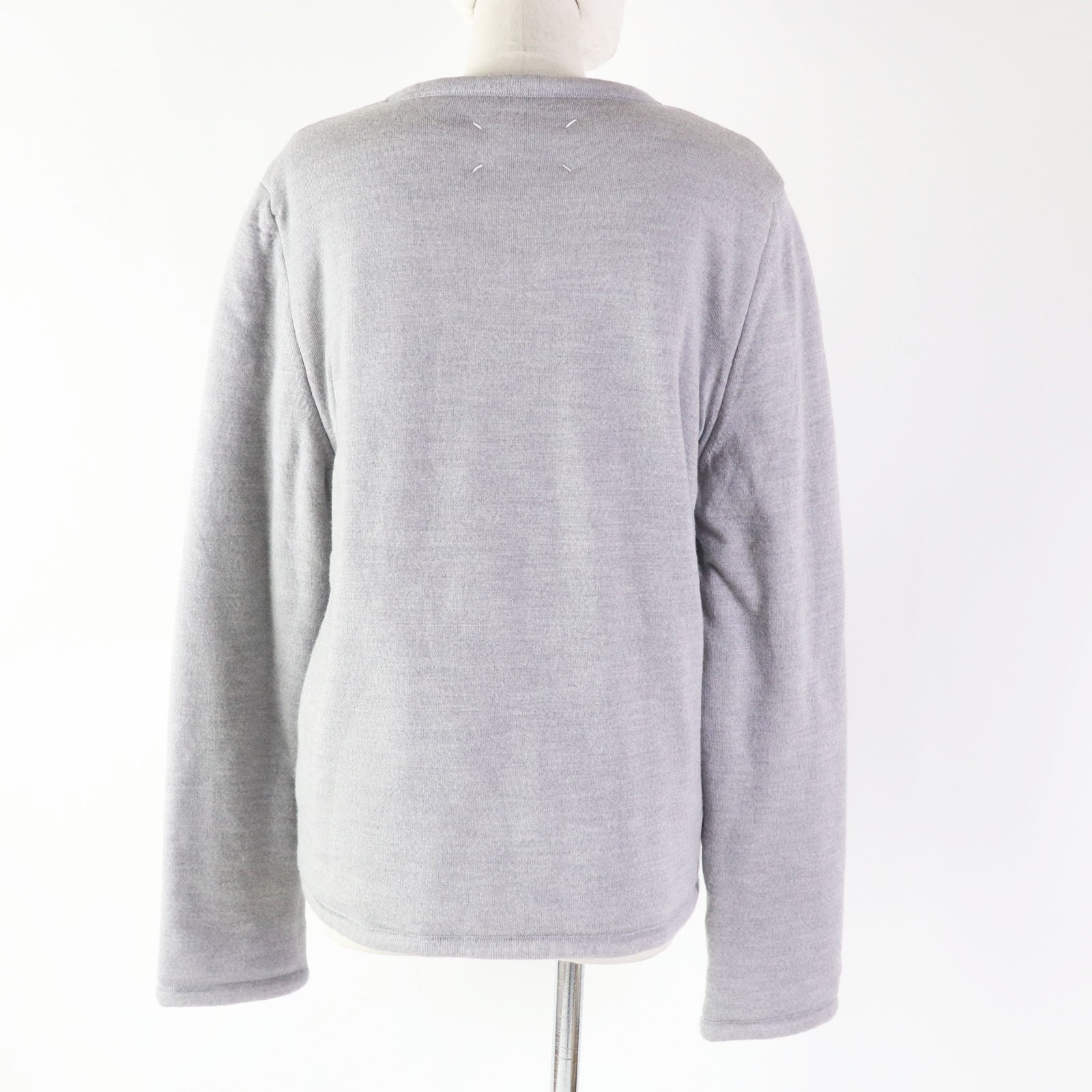 Martin Margiela Wool Pullover Sweatshirt Gray S Women