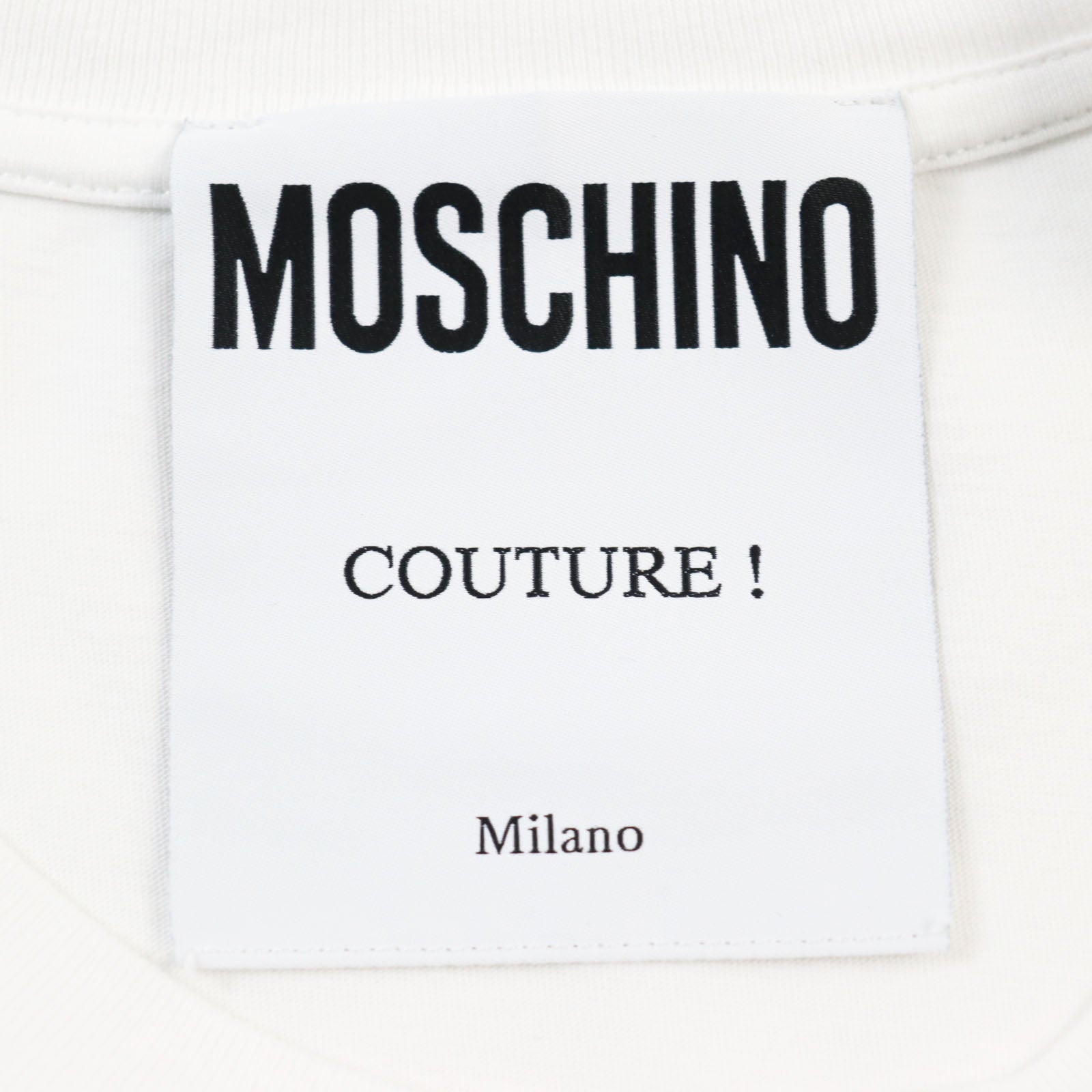 Moschino MA-1 Crew Neck T-Shirt White