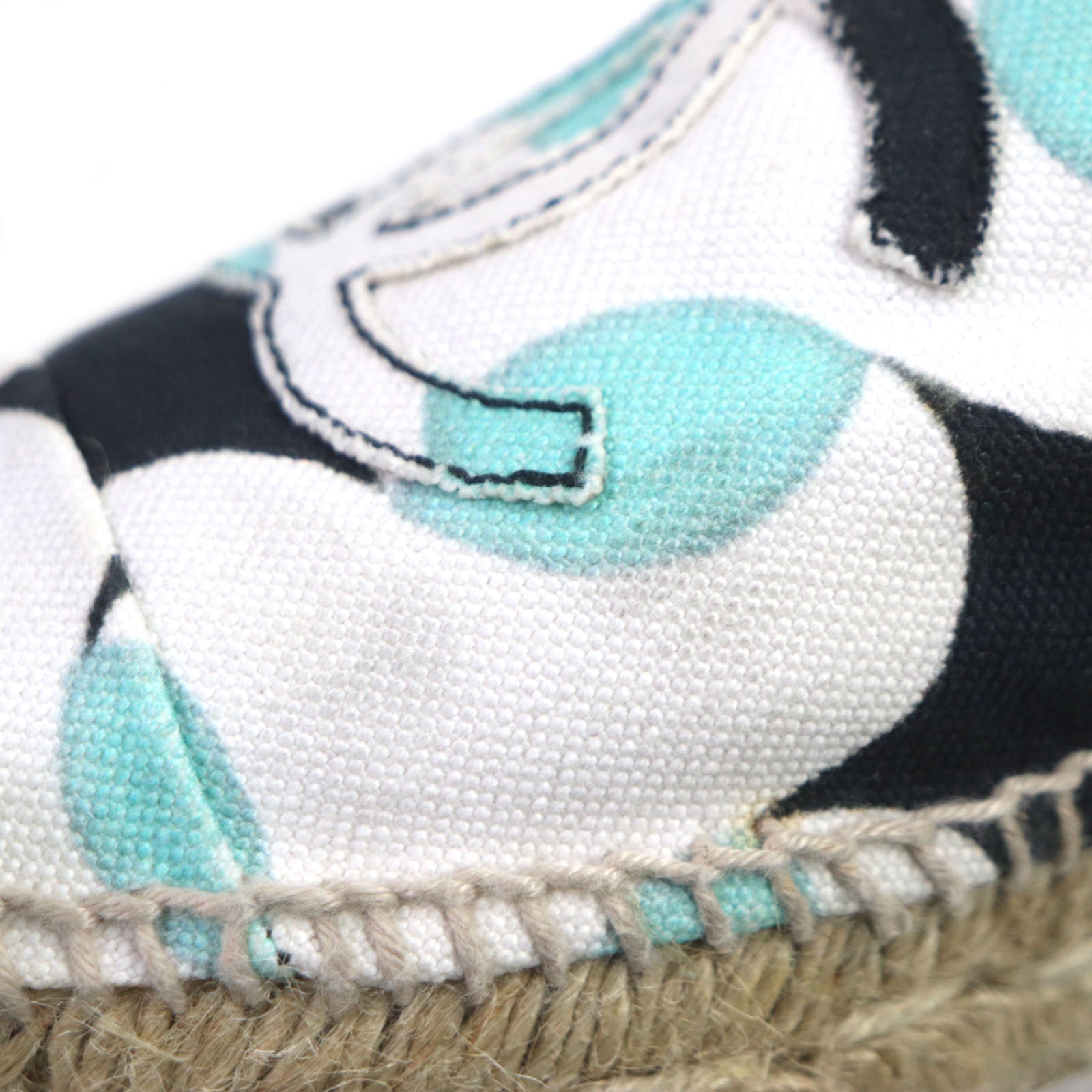 Chanel COCO Mark Espadrilles Canvas Slip-on