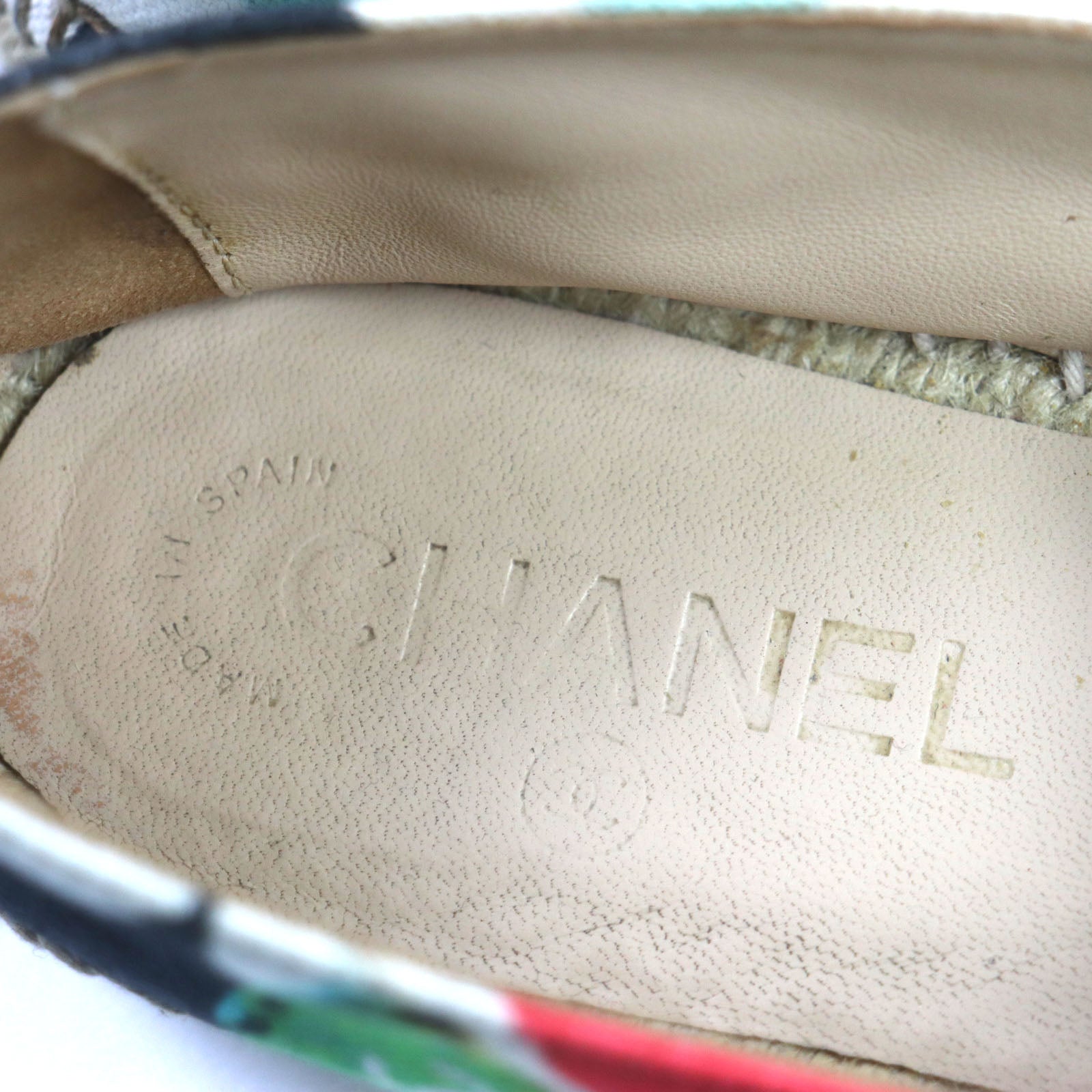 Chanel COCO Mark Espadrilles Canvas Slip-on