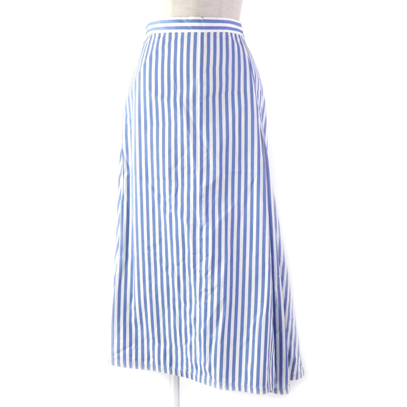 Jil Sander Stripe Asymmetrical Long Skirt